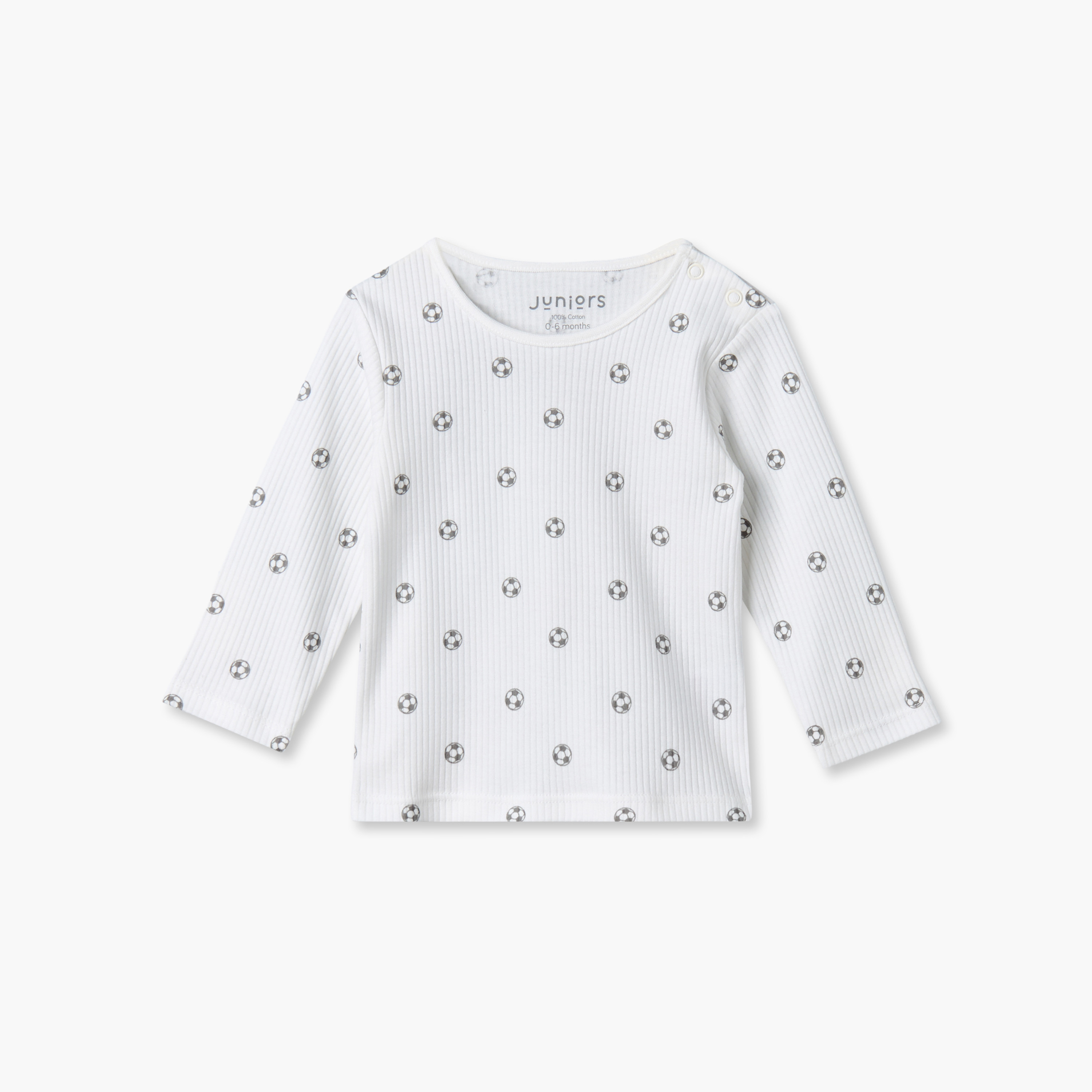 طقم بيجاما قطن بياقة مستديرة وأكمام طويلة وطبعات من جونيورز-baby-boys-clothing-nightwear-pyjamasets-image-2