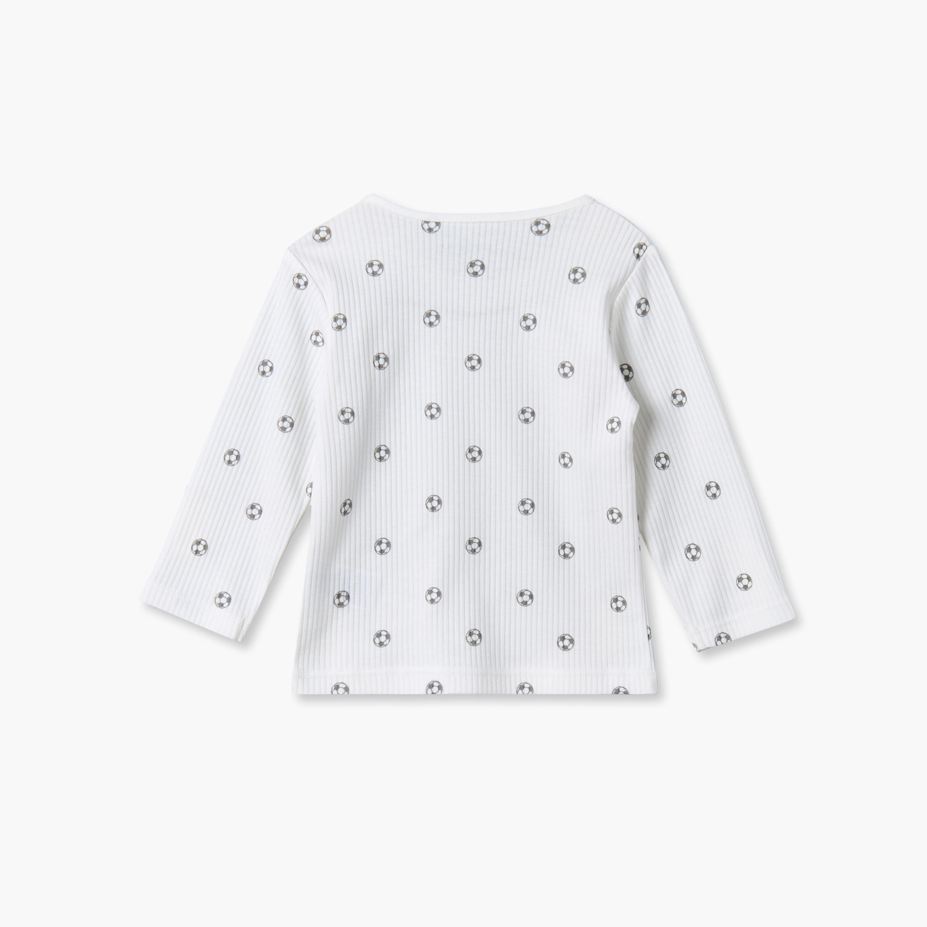 طقم بيجاما قطن بياقة مستديرة وأكمام طويلة وطبعات من جونيورز-baby-boys-clothing-nightwear-pyjamasets-image-4
