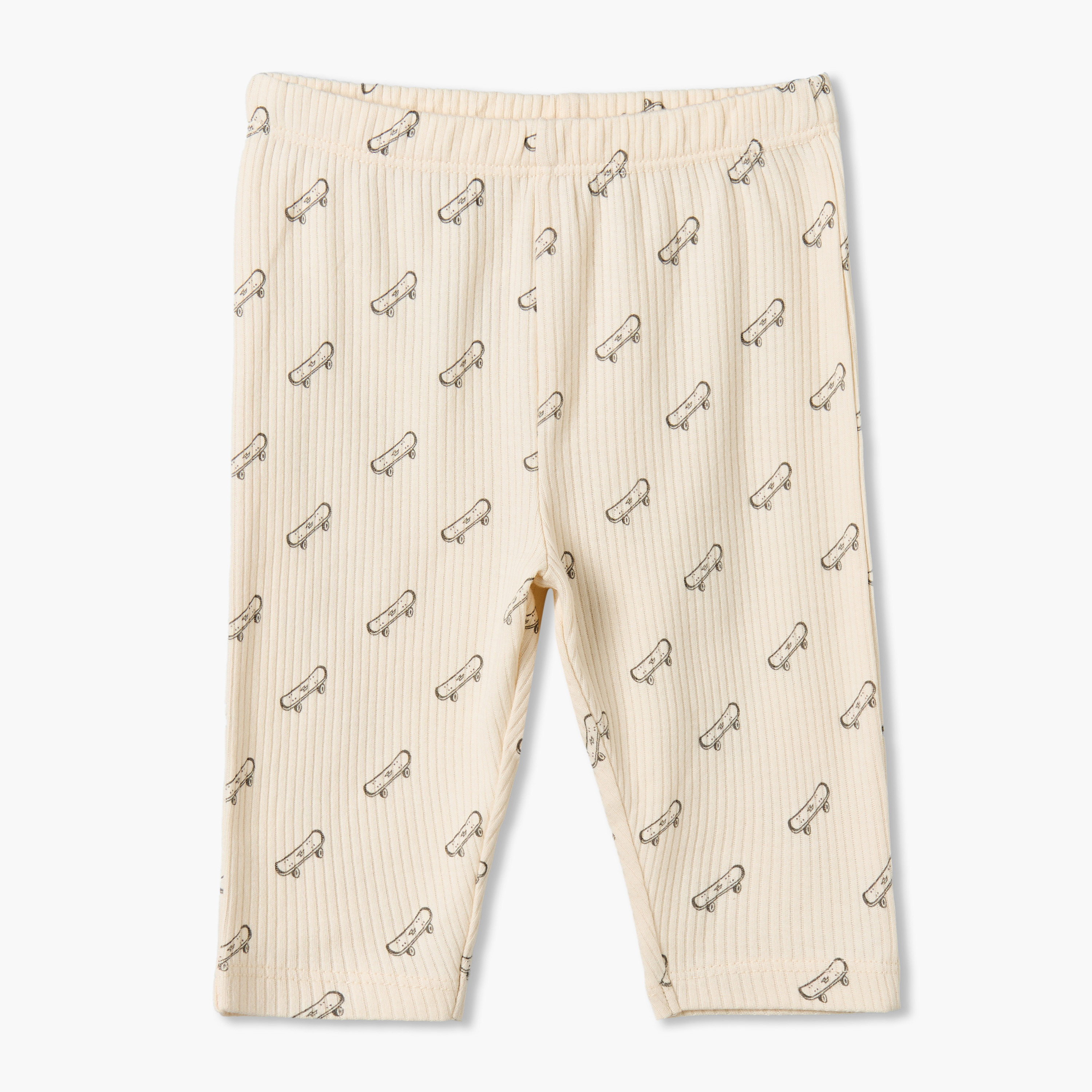 طقم بيجاما قطن بياقة ضيقة وأكمام طويلة بطبعات ألواح تزلج من جونيورز-baby-boys-clothing-nightwear-pyjamasets-image-4
