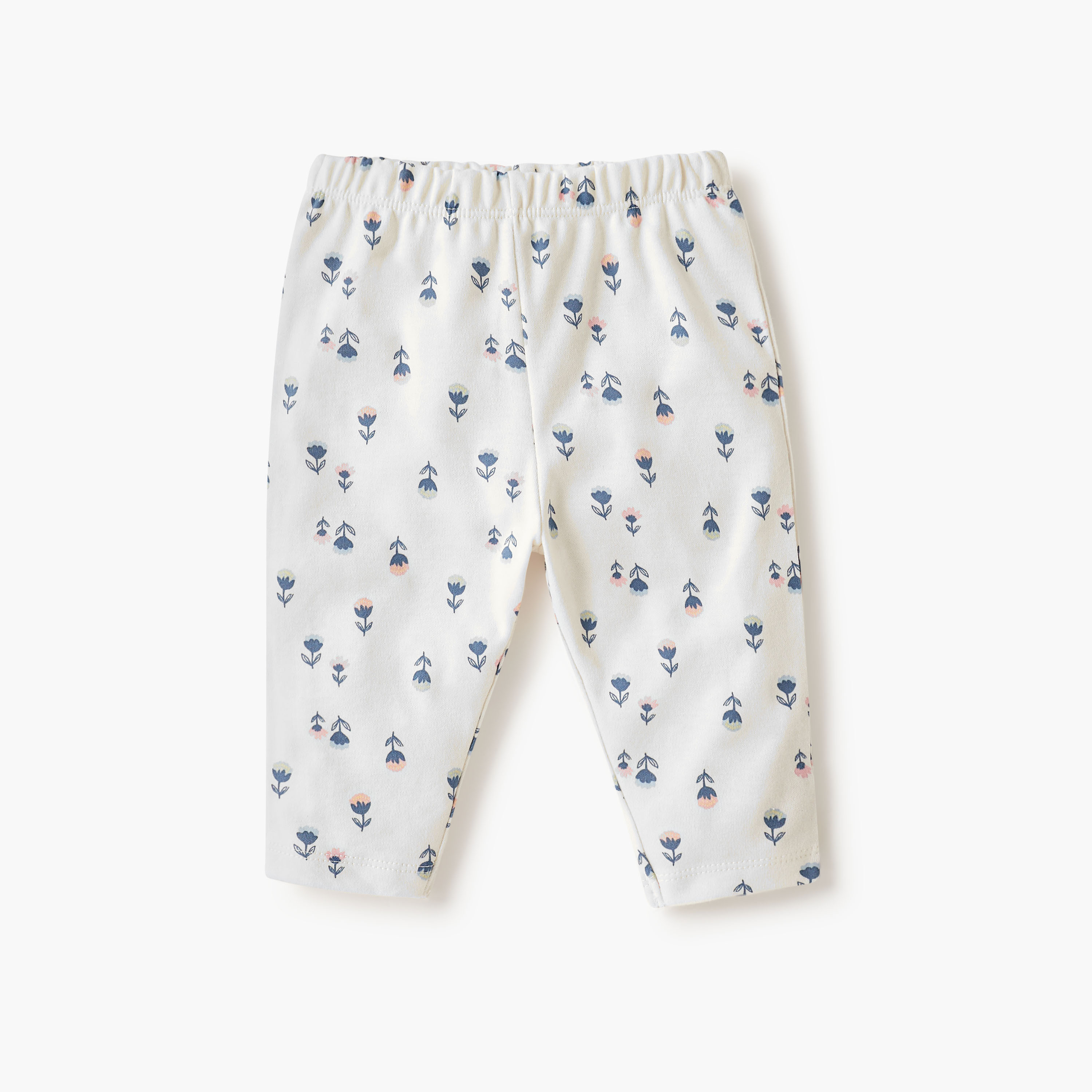 Juniors Floral Print T-shirt and Pyjama Set-baby-girls-clothing-nightwear-pyjamasets-image-4