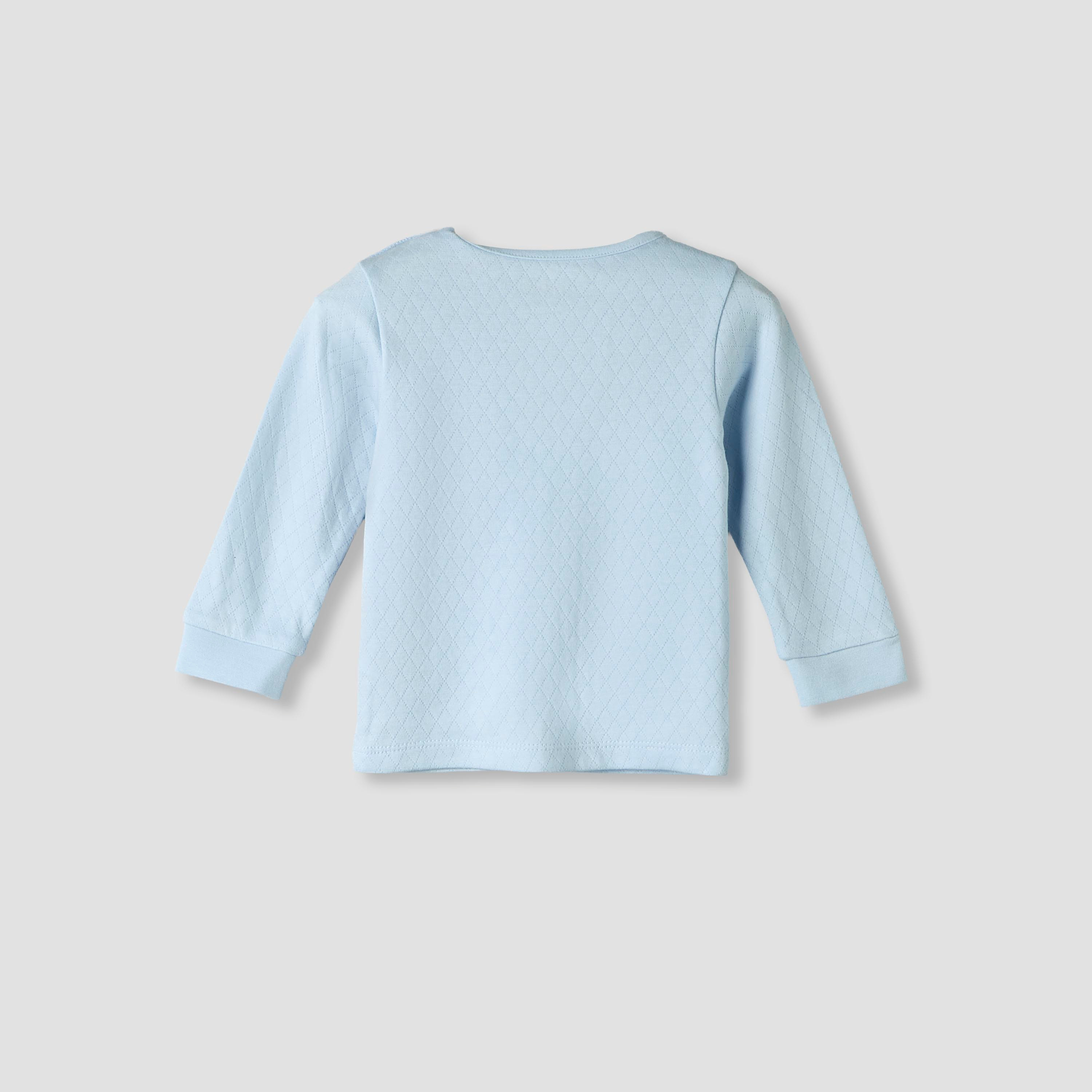 Juniors Cotton Crew Neck Long Sleeves Pyjama Set with Car Embroidery-baby-boys-clothing-nightwear-pyjamasets-image-5