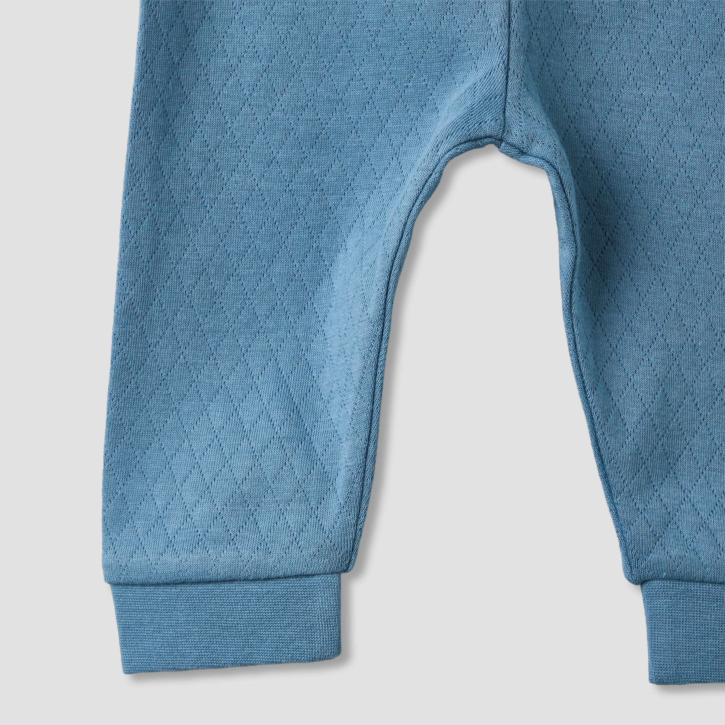 Juniors Cotton Crew Neck Long Sleeves Pyjama Set with Car Embroidery-baby-boys-clothing-nightwear-pyjamasets-image-10