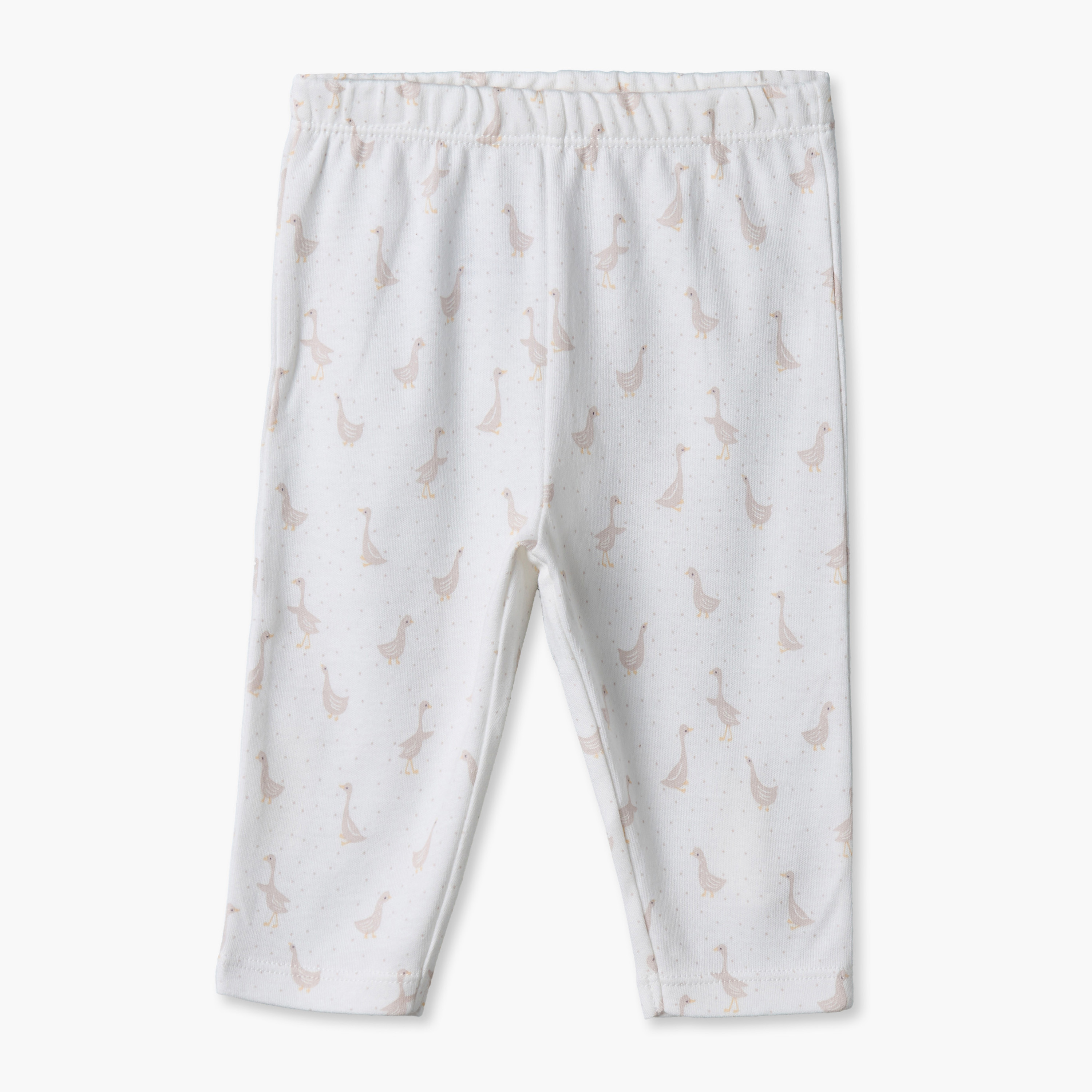 طقم بيجاما قطن بياقة مستديرة وأكمام طويلة وطبعات من جونيورز-baby-girls-clothing-nightwear-pyjamasets-image-3