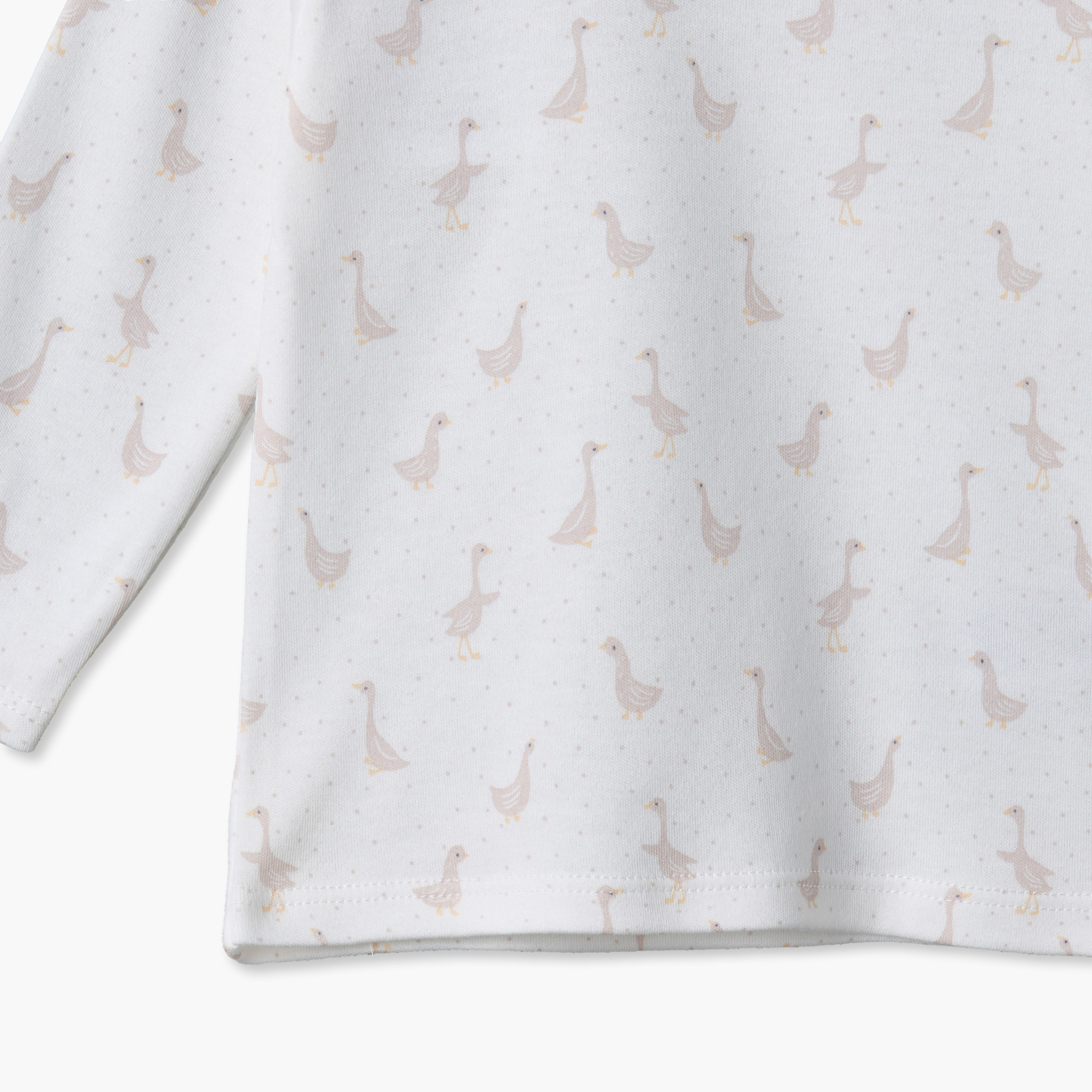 طقم بيجاما قطن بياقة مستديرة وأكمام طويلة وطبعات من جونيورز-baby-girls-clothing-nightwear-pyjamasets-image-7
