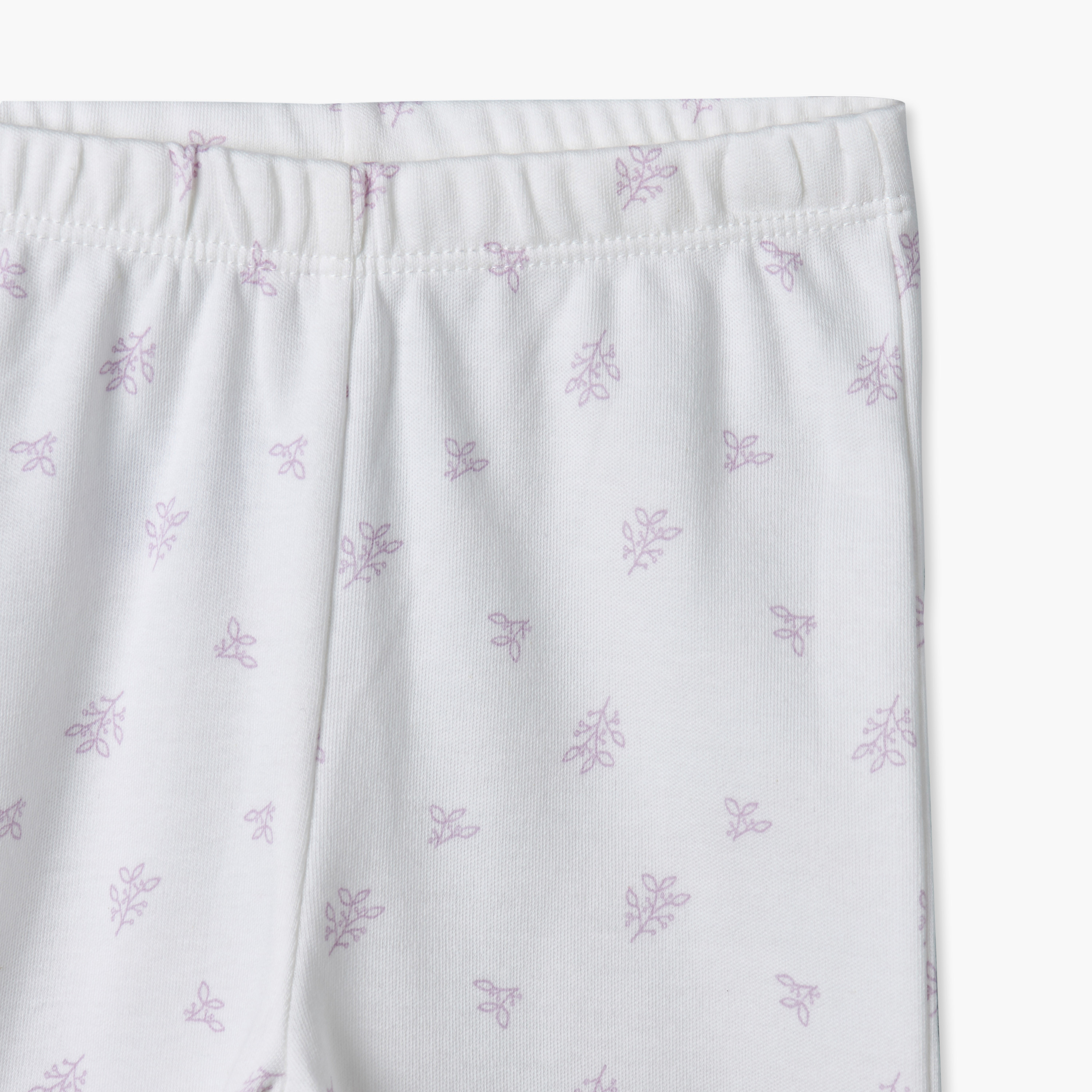 طقم بيجاما قطن بياقة مستديرة وأكمام طويلة وطبعات من جونيورز-baby-girls-clothing-nightwear-pyjamasets-image-8