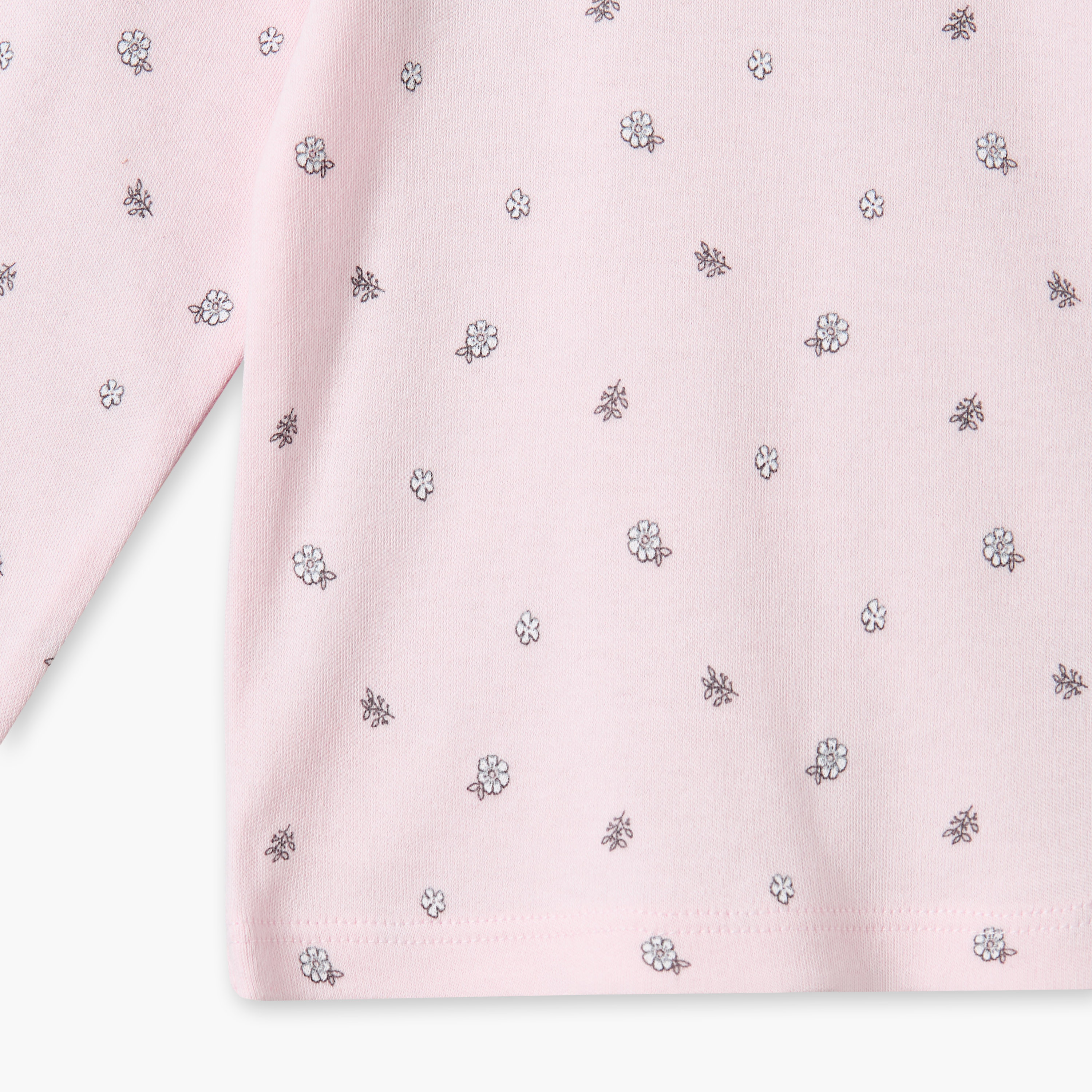 طقم بيجاما قطن بياقة مستديرة وأكمام طويلة وطبعات من جونيورز-baby-girls-clothing-nightwear-pyjamasets-image-7