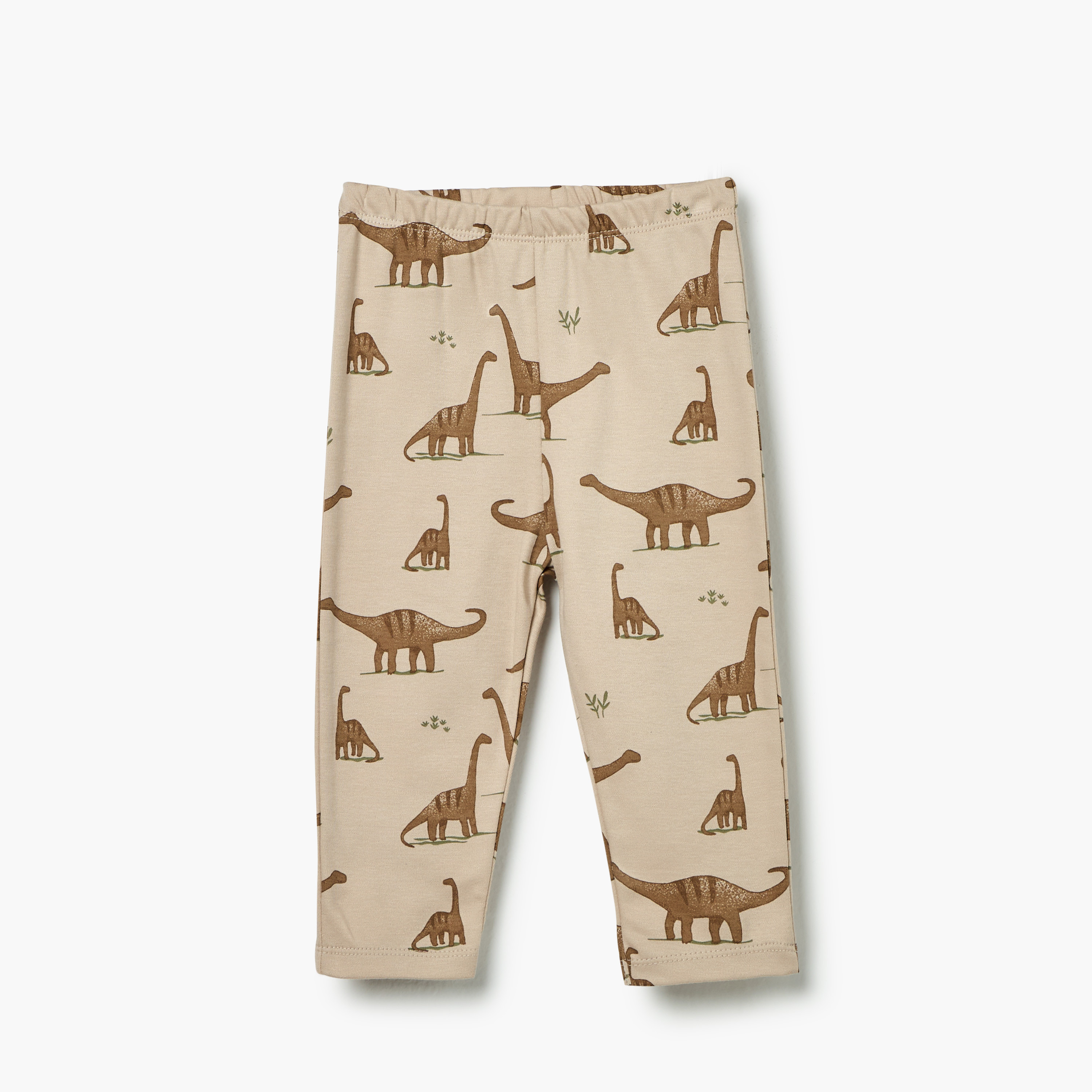 Juniors Dinosaur Print T-Shirt and Pyjama Set-baby-boys-clothing-nightwear-pyjamasets-image-3