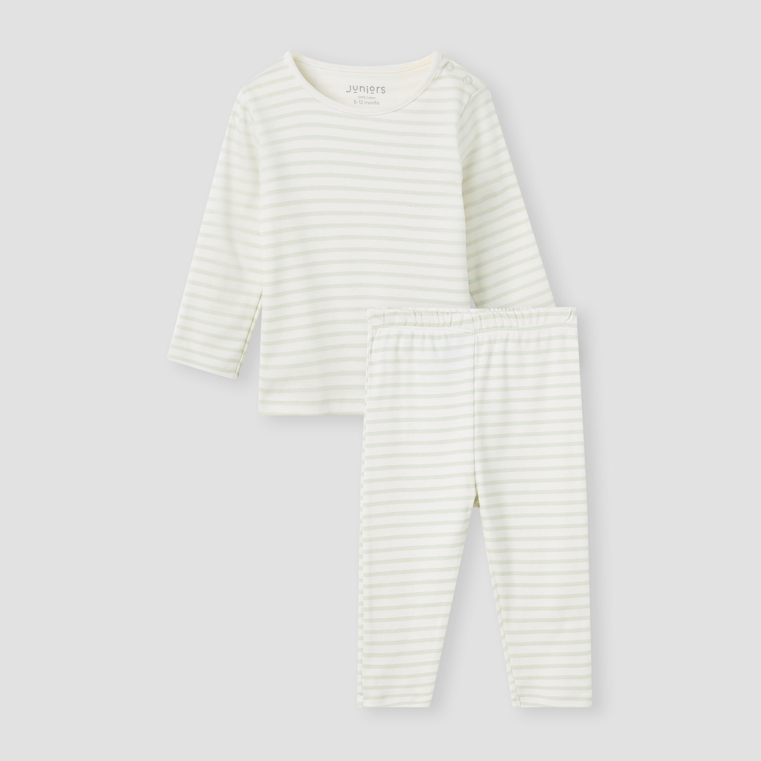 Juniors Striped T-shirt and Pyjama Set-baby-boys-clothing-nightwear-pyjamasets-image-2