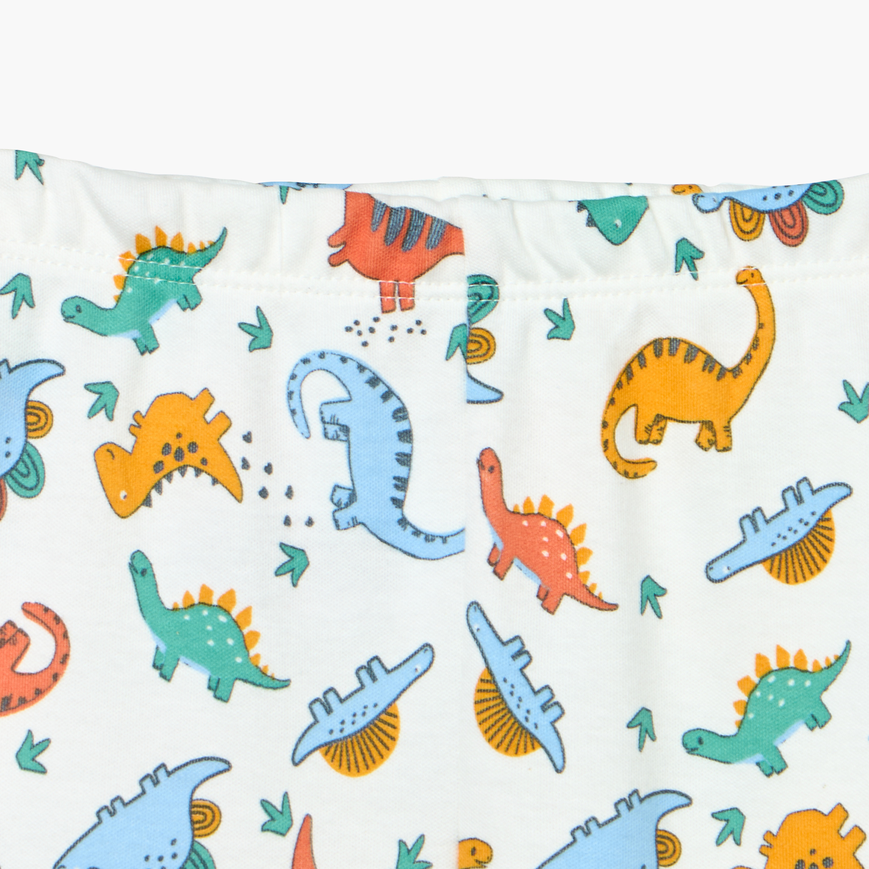 Juniors Dinosaur Print T-Shirt and Pyjama Set-baby-boys-clothing-nightwear-pyjamasets-image-7