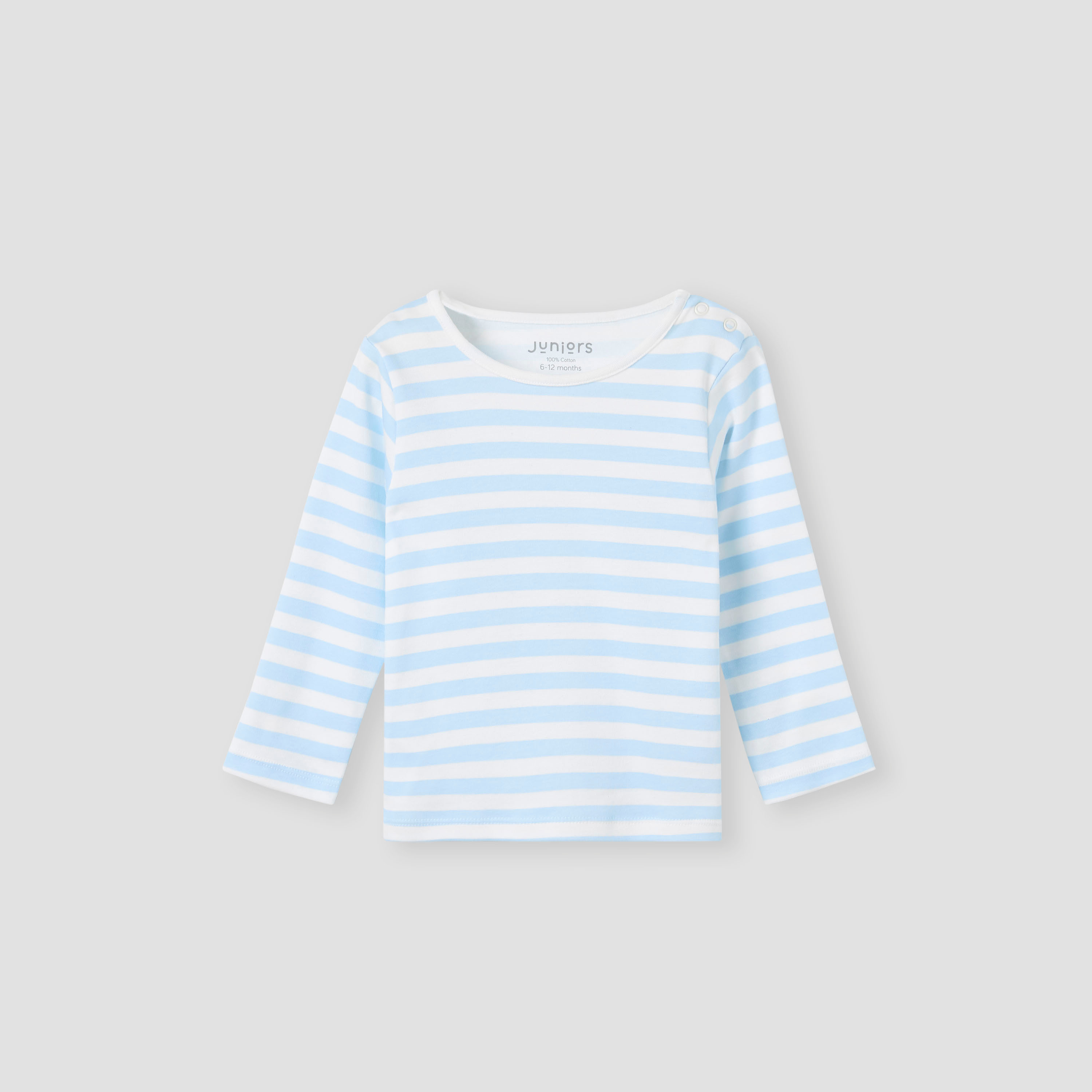 Juniors Striped T-shirt and Pyjama Set-baby-boys-clothing-nightwear-pyjamasets-image-3