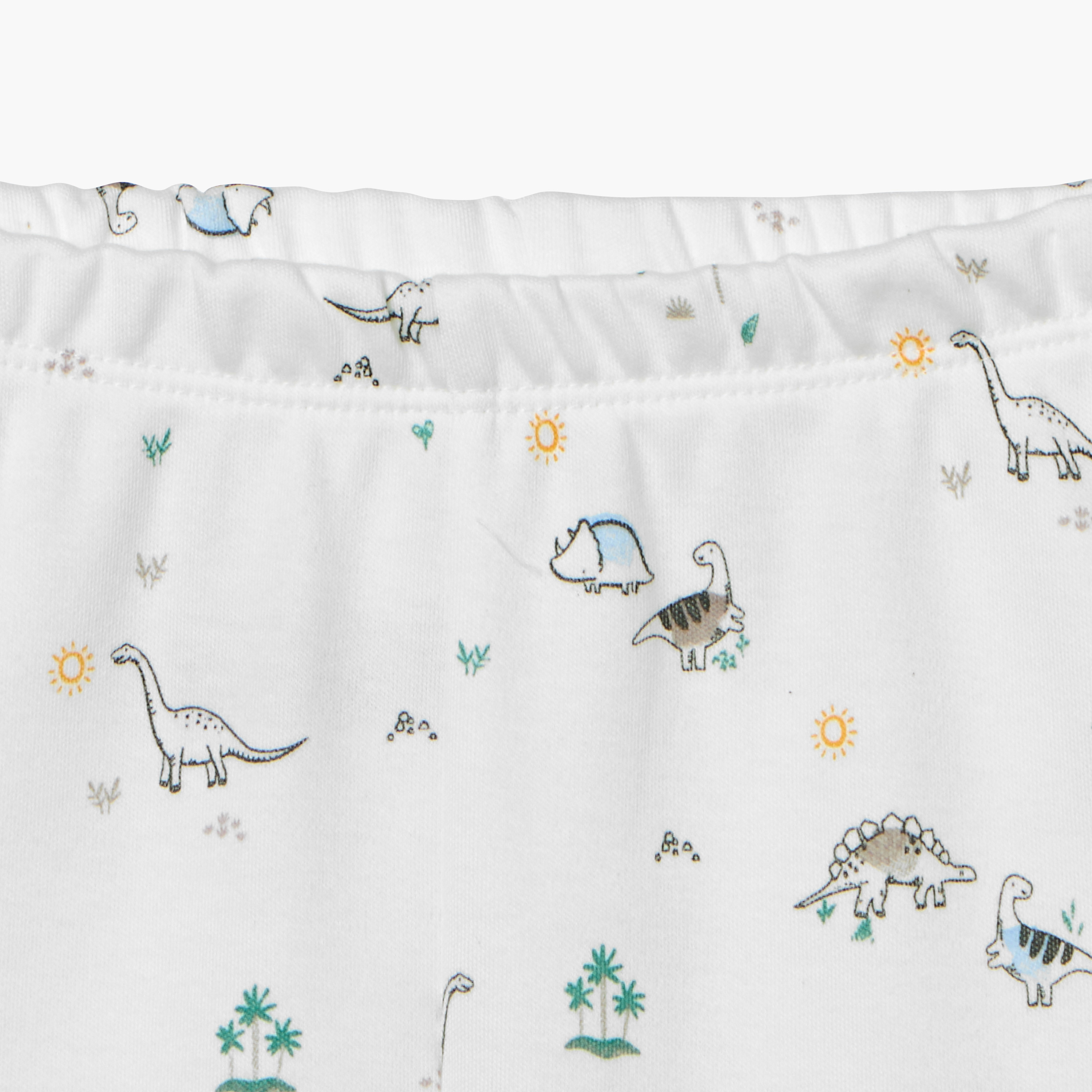Juniors Dinosaur Print T-Shirt and Pyjama Set-baby-boys-clothing-nightwear-pyjamasets-image-6