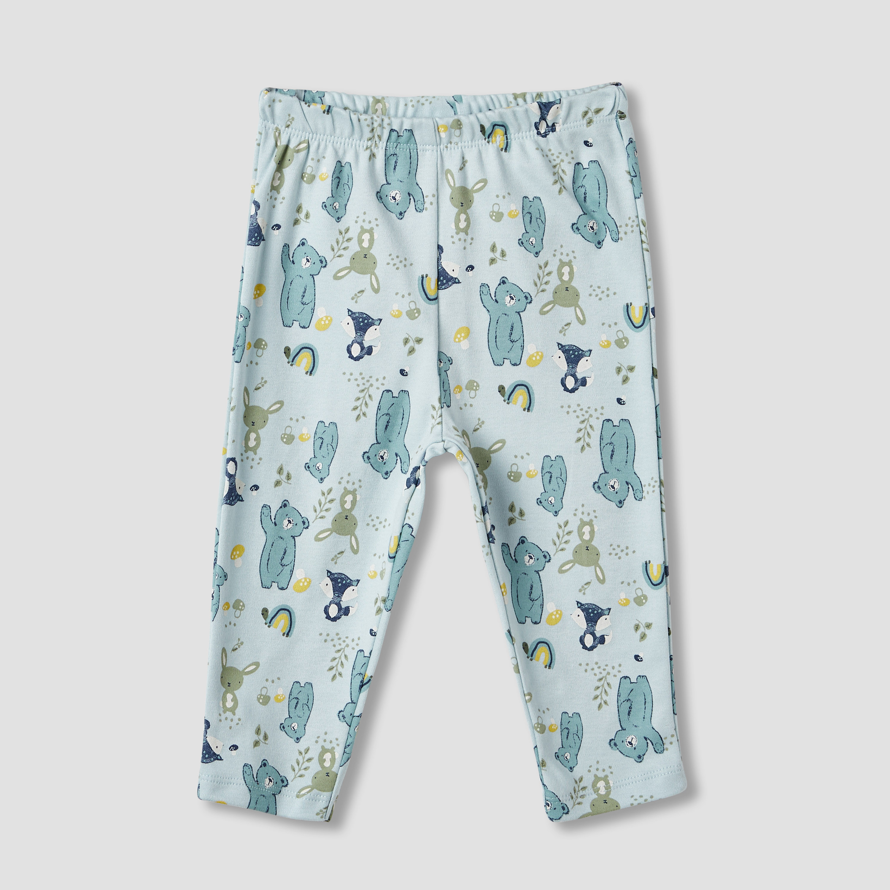 Juniors Bear Print T-shirt and Pyjama Set-baby-boys-clothing-nightwear-pyjamasets-image-3