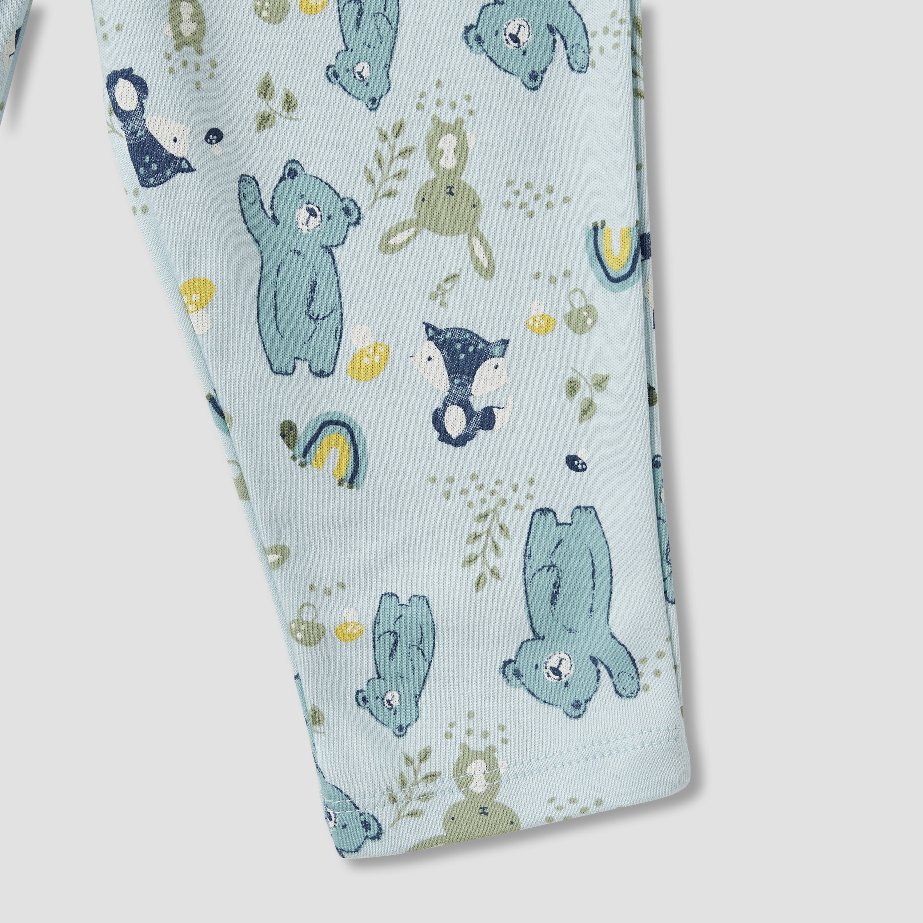 Juniors Bear Print T-shirt and Pyjama Set-baby-boys-clothing-nightwear-pyjamasets-image-6
