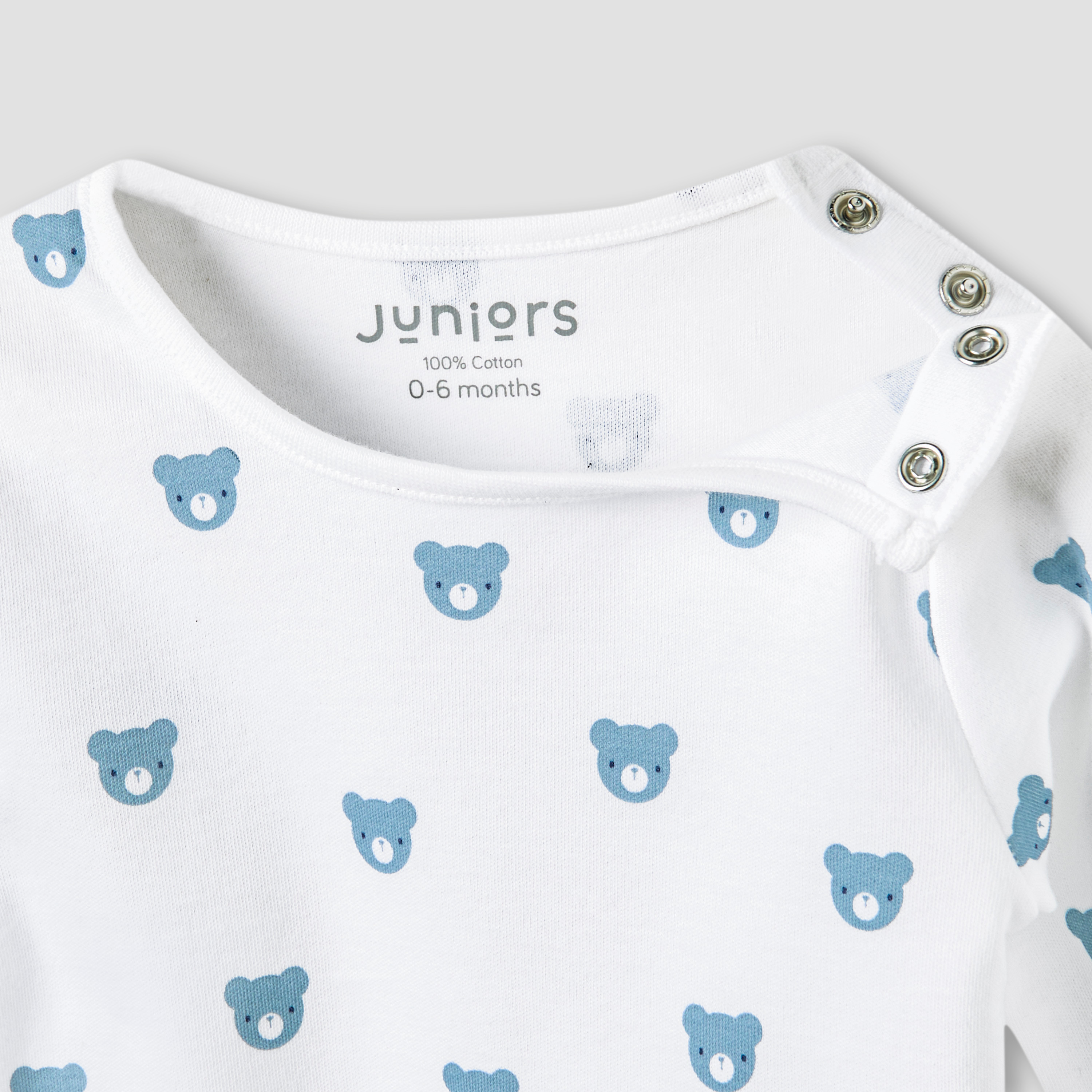 Juniors All-Over Bear Print T-shirt and Pyjama Set-baby-boys-clothing-nightwear-pyjamasets-image-5