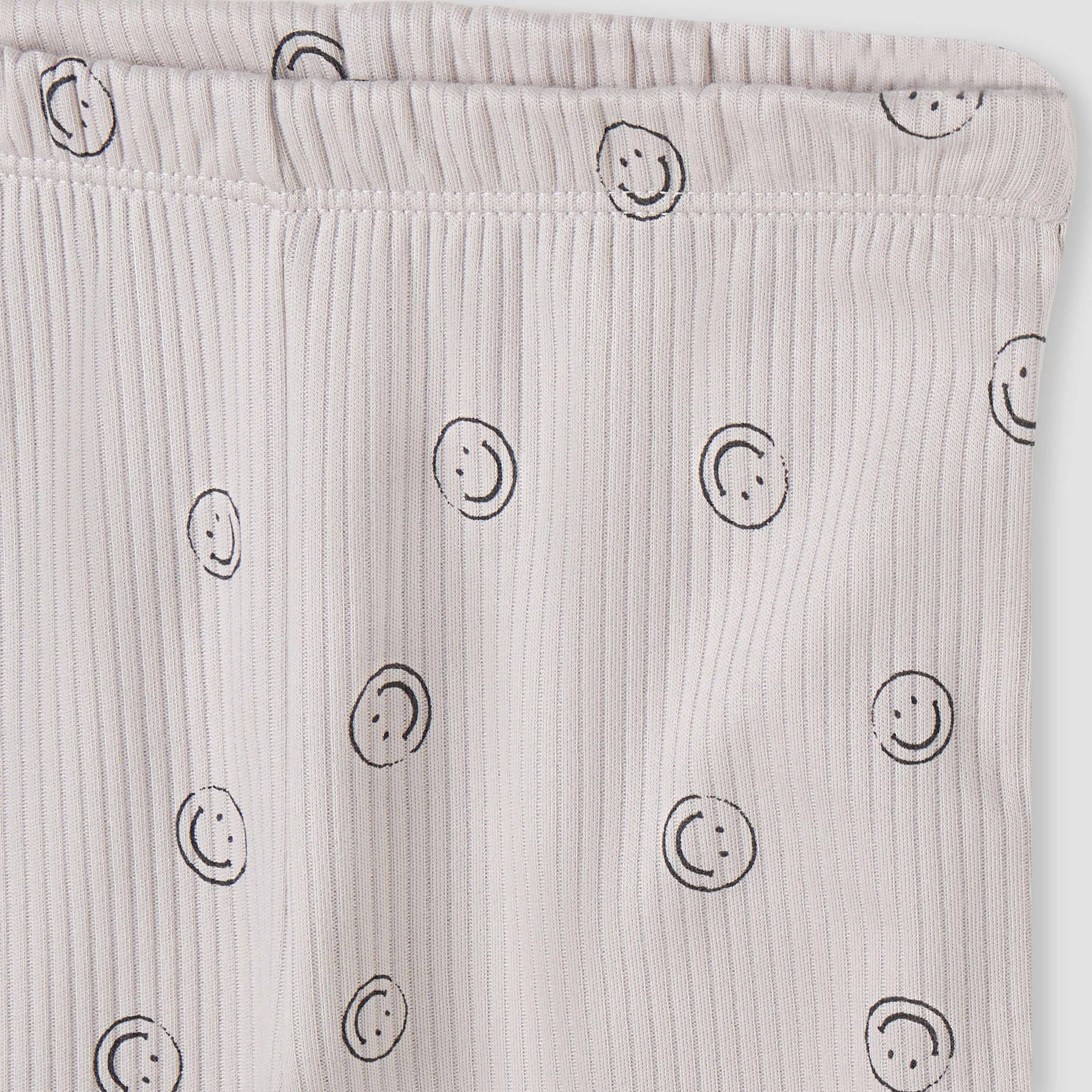 Juniors All-Over Smiley Print T-shirt and Pyjama Set-baby-boys-clothing-nightwear-pyjamasets-image-6