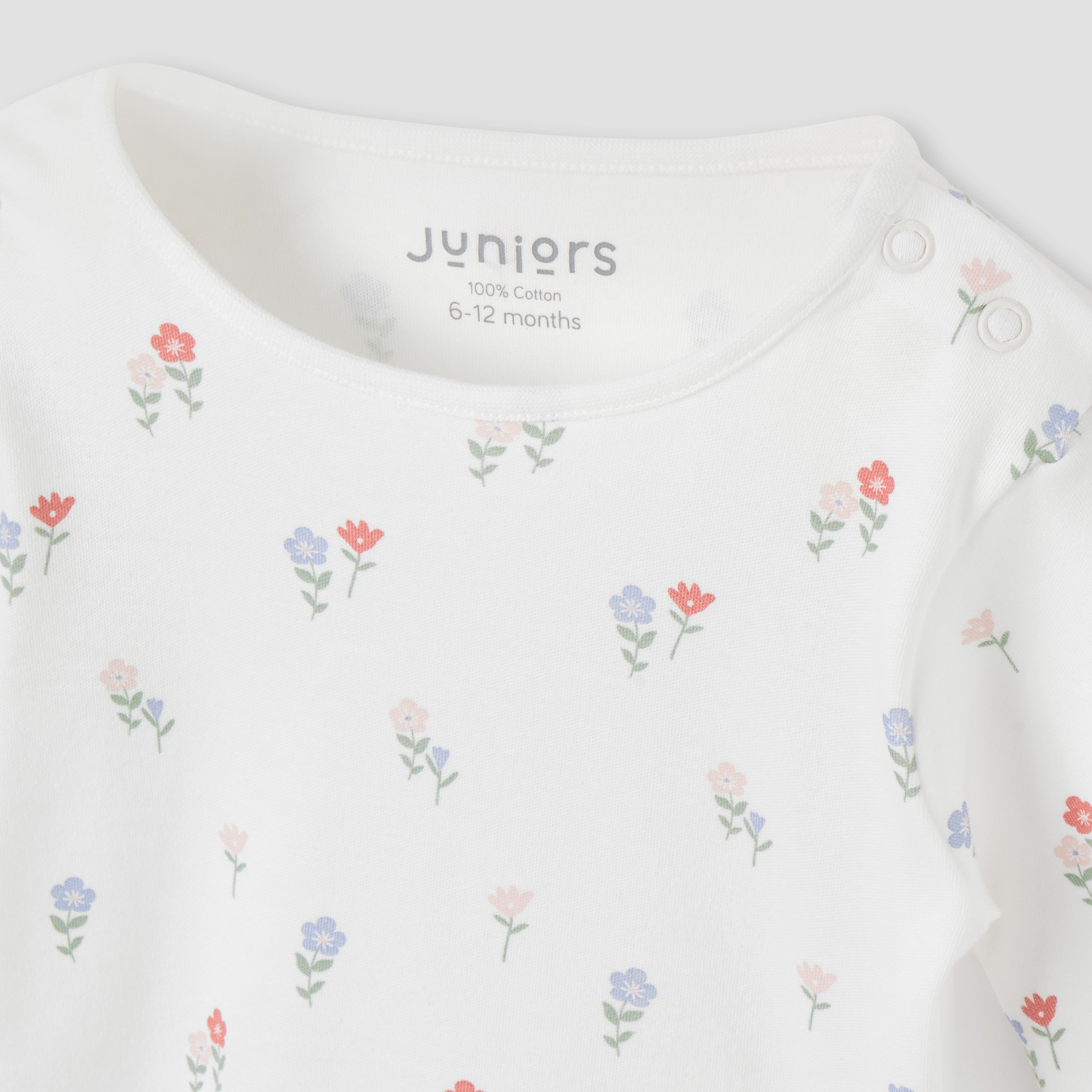 Juniors All-Over Floral Print T-shirt and Pyjama Set-baby-girls-clothing-nightwear-pyjamasets-image-5
