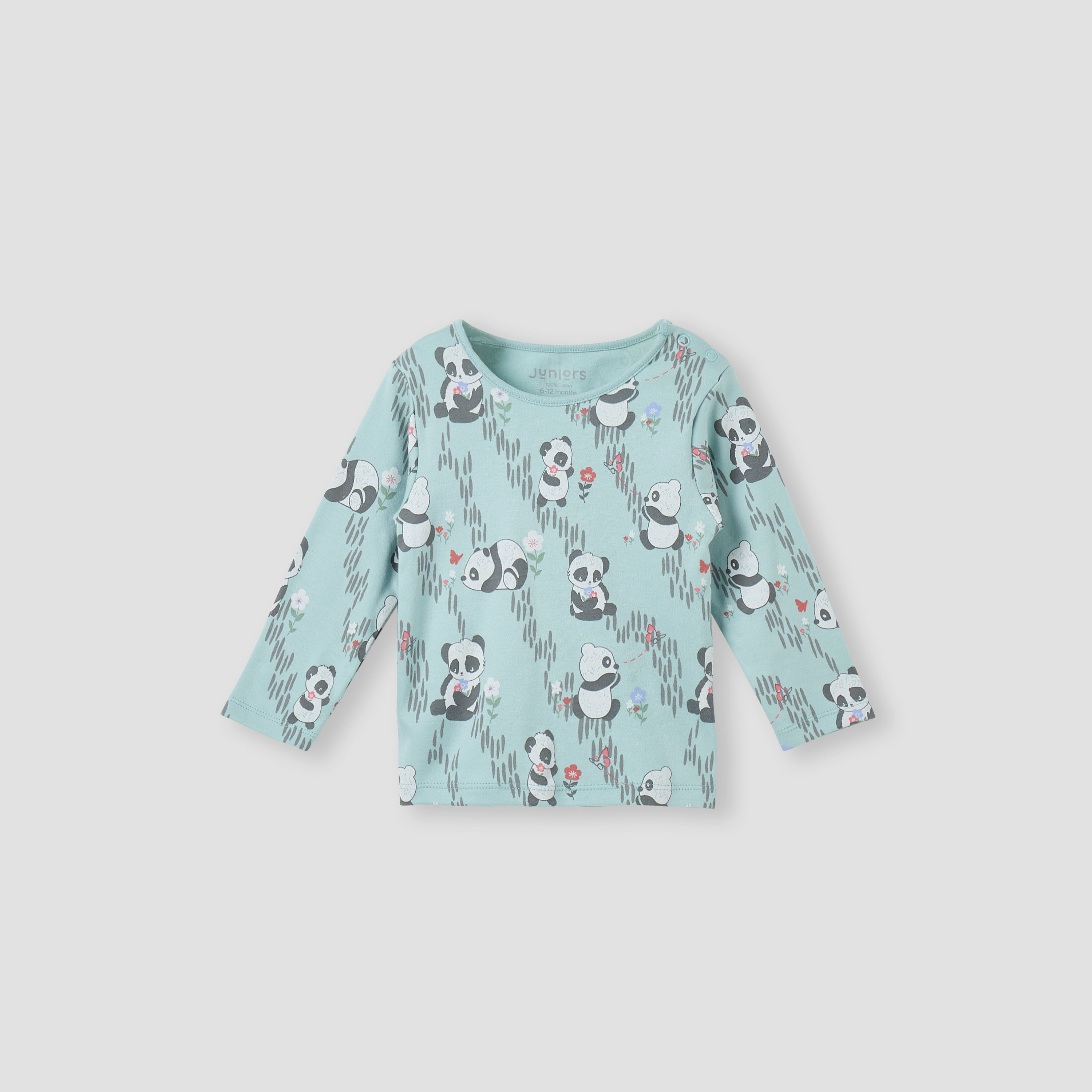 Juniors Pyjama Set with Bear Print - Cotton - Long Sleeves - Collar-promo_babyshop_Buy3for99_OMN130126-image-3