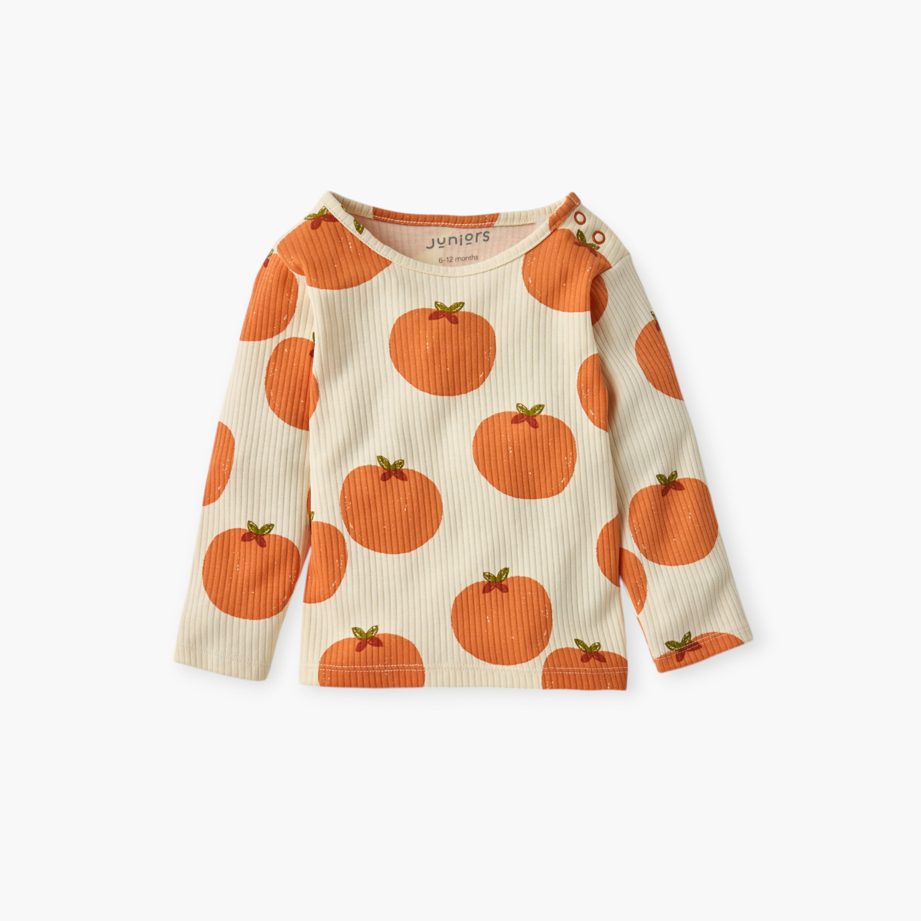 Juniors Fruit Print T-shirt and Pyjama Set-baby-girls-clothing-nightwear-pyjamasets-image-2