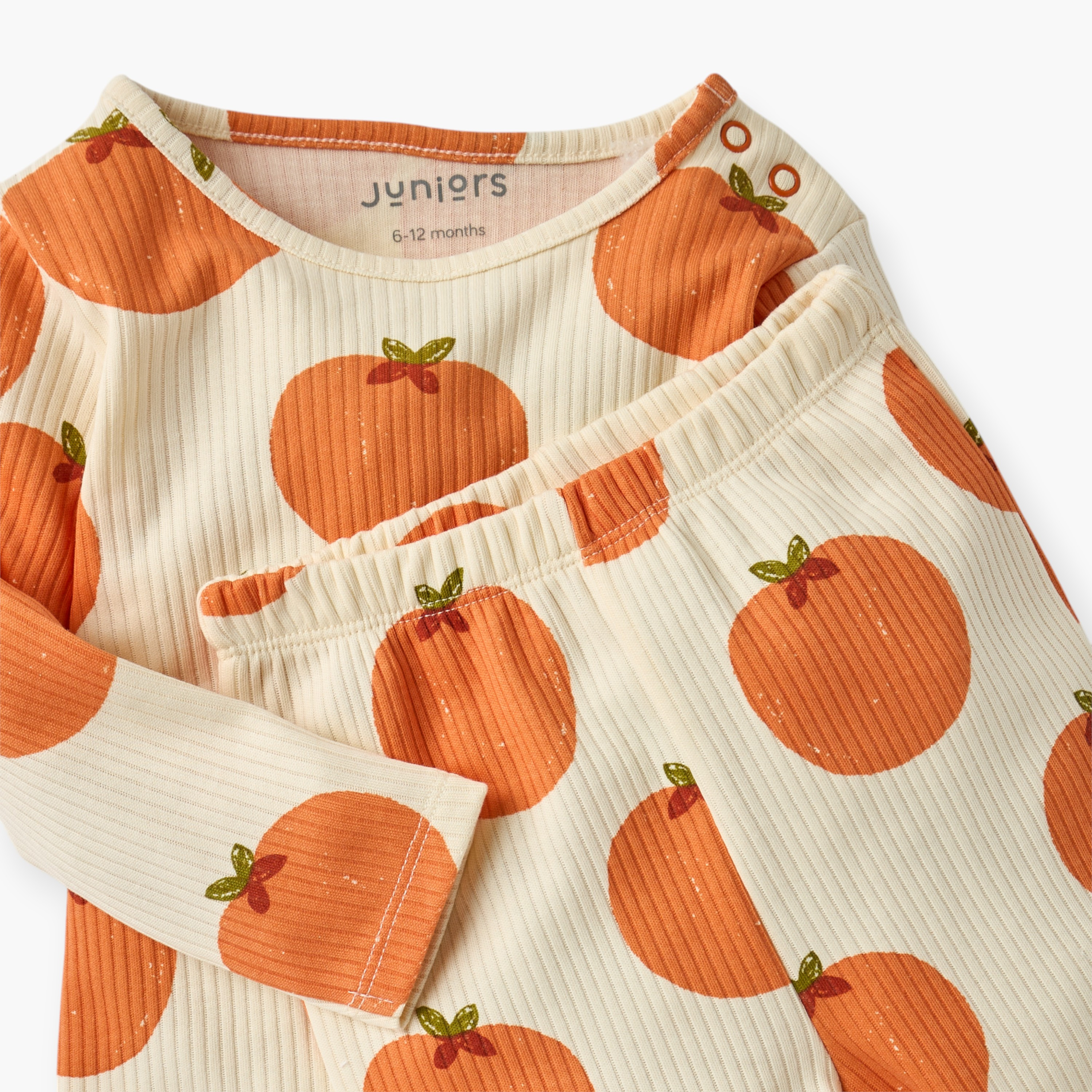 Juniors Fruit Print T-shirt and Pyjama Set-baby-girls-clothing-nightwear-pyjamasets-image-4
