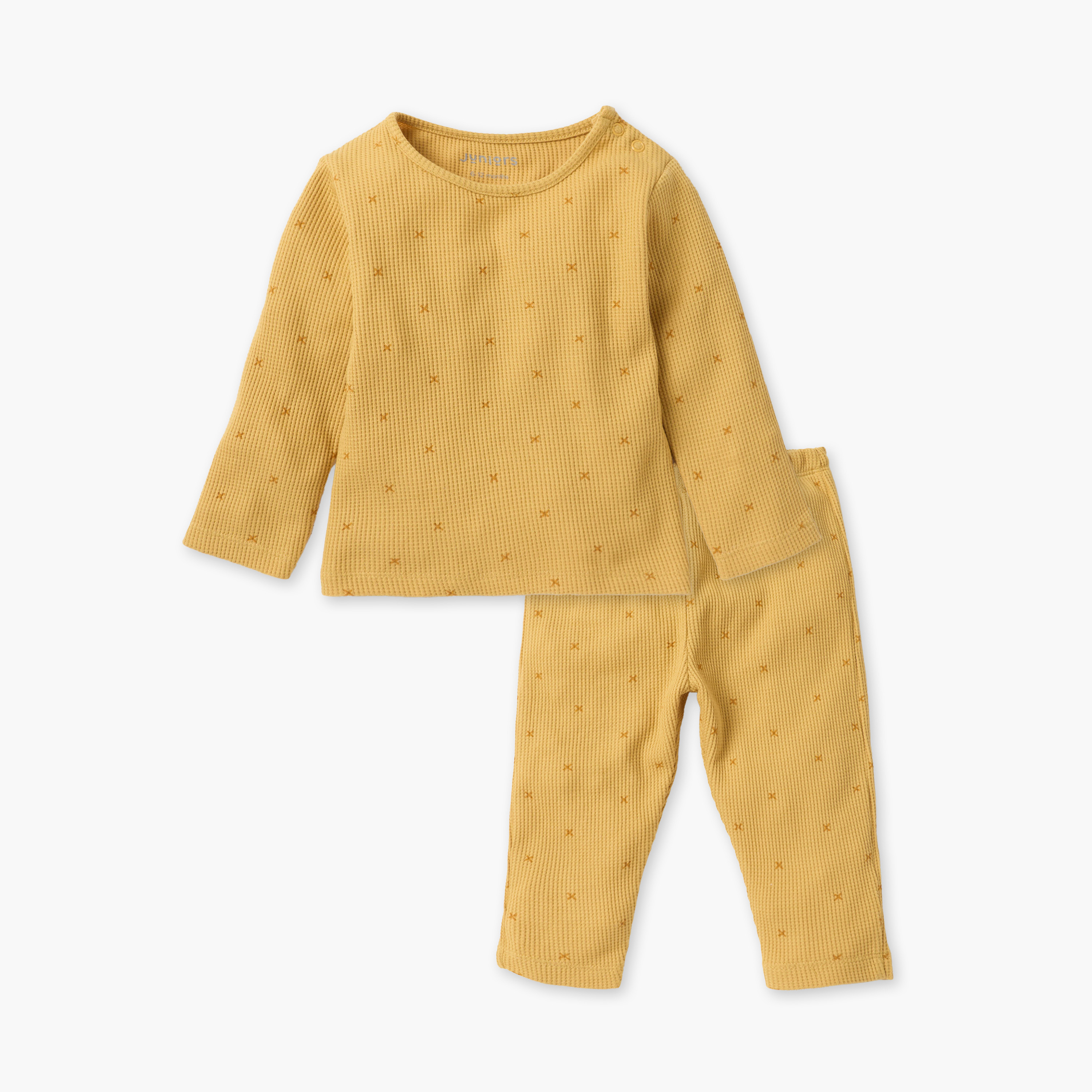 طقم بيجاما وتيشيرت بارز الملمس من جونيورز-baby-girls-clothing-nightwear-pyjamasets-image-2