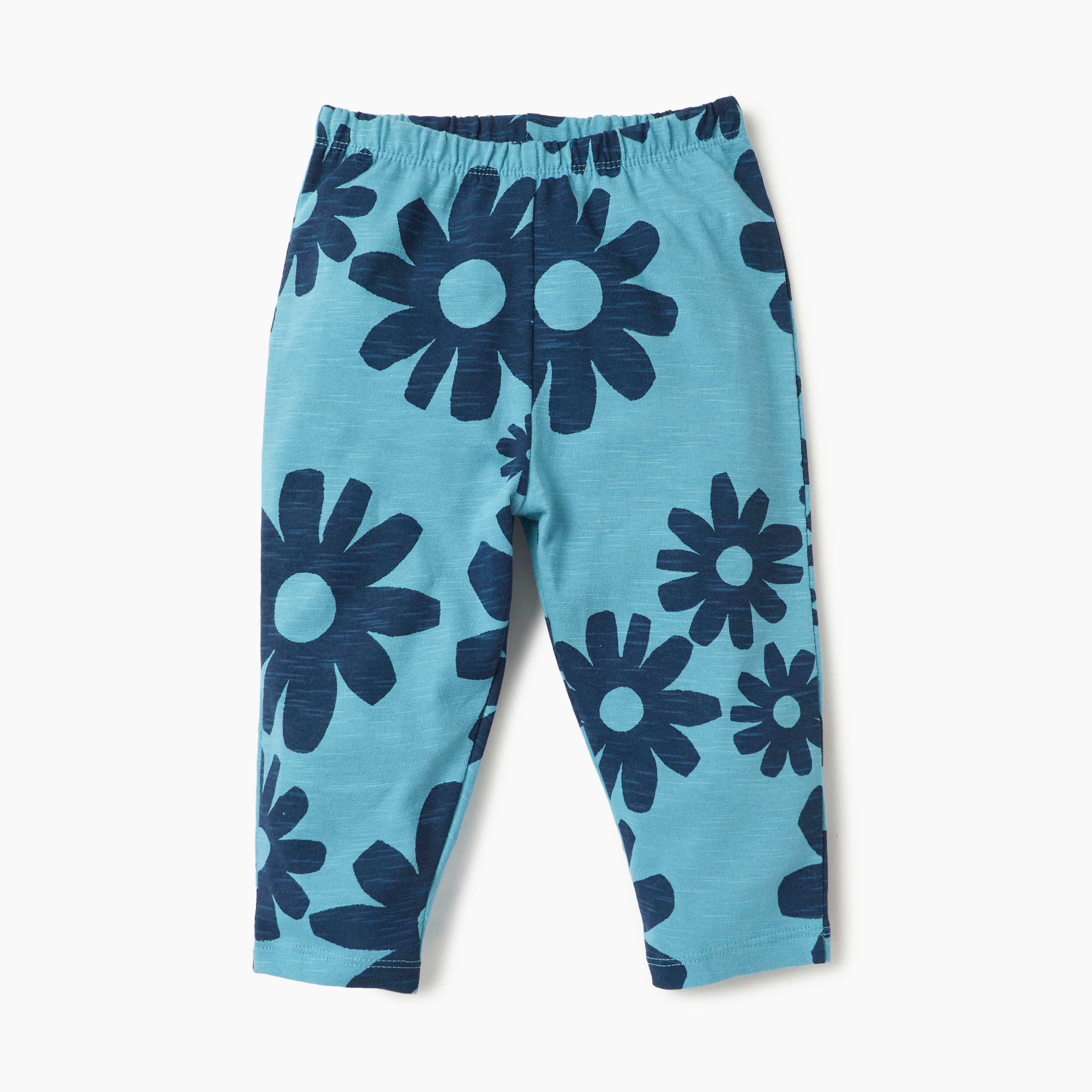 Juniors Floral Print T-shirt and Pyjama Set-baby-girls-clothing-nightwear-pyjamasets-image-3