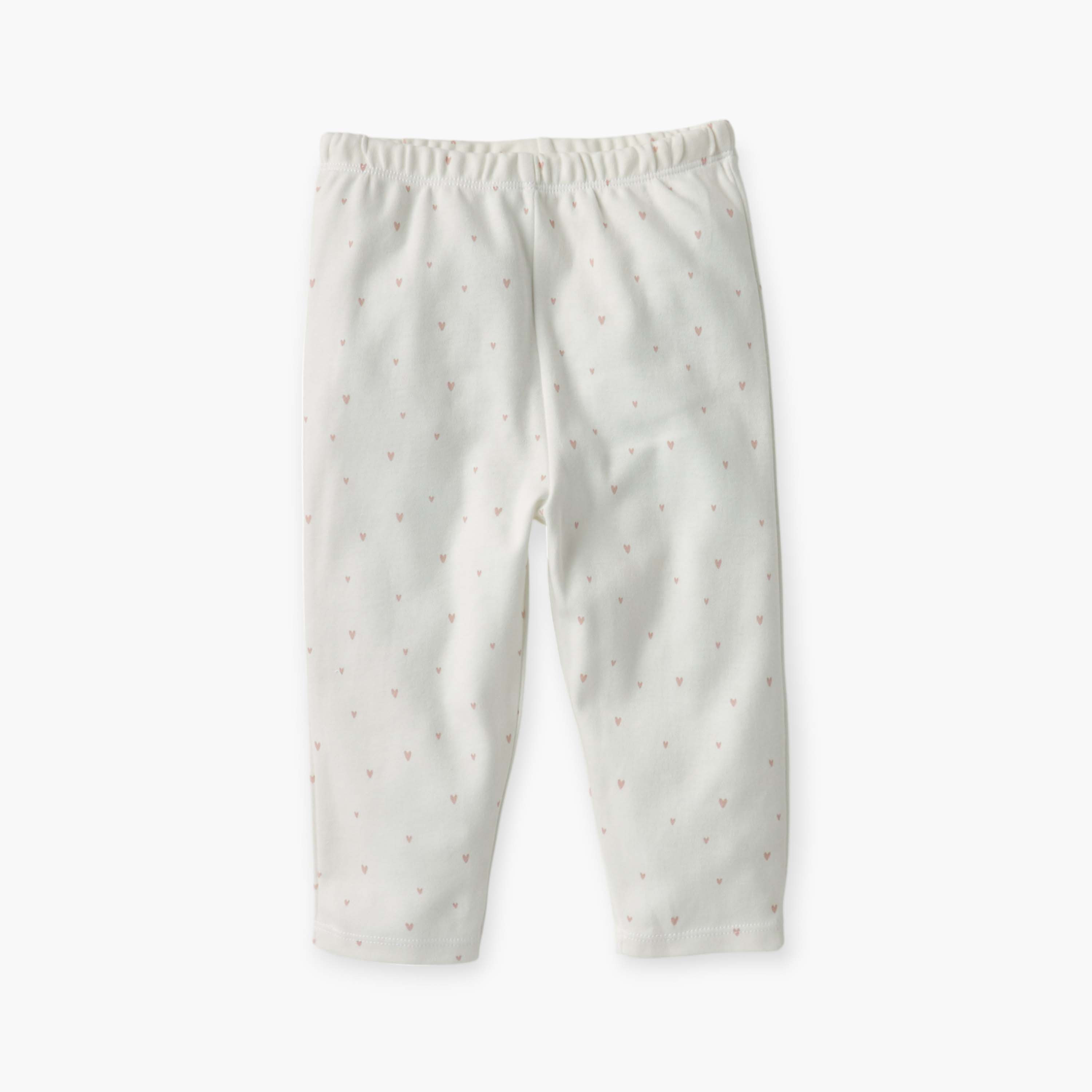 Juniors Heart Print T-shirt and Pyjama Set-baby-girls-clothing-nightwear-pyjamasets-image-3