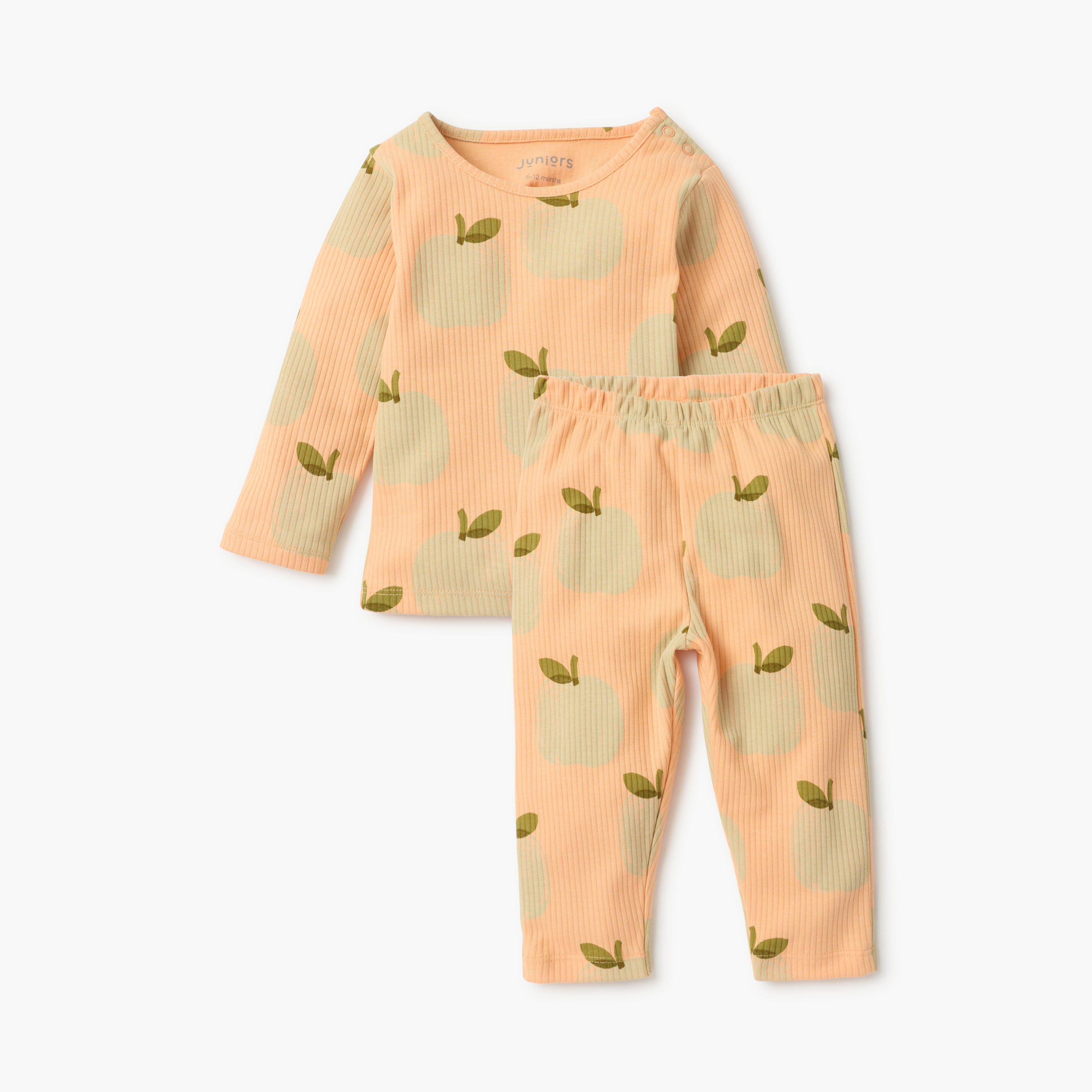 Juniors Printed T-shirt and Pyjama Set-baby-girls-clothing-nightwear-pyjamasets-image-1