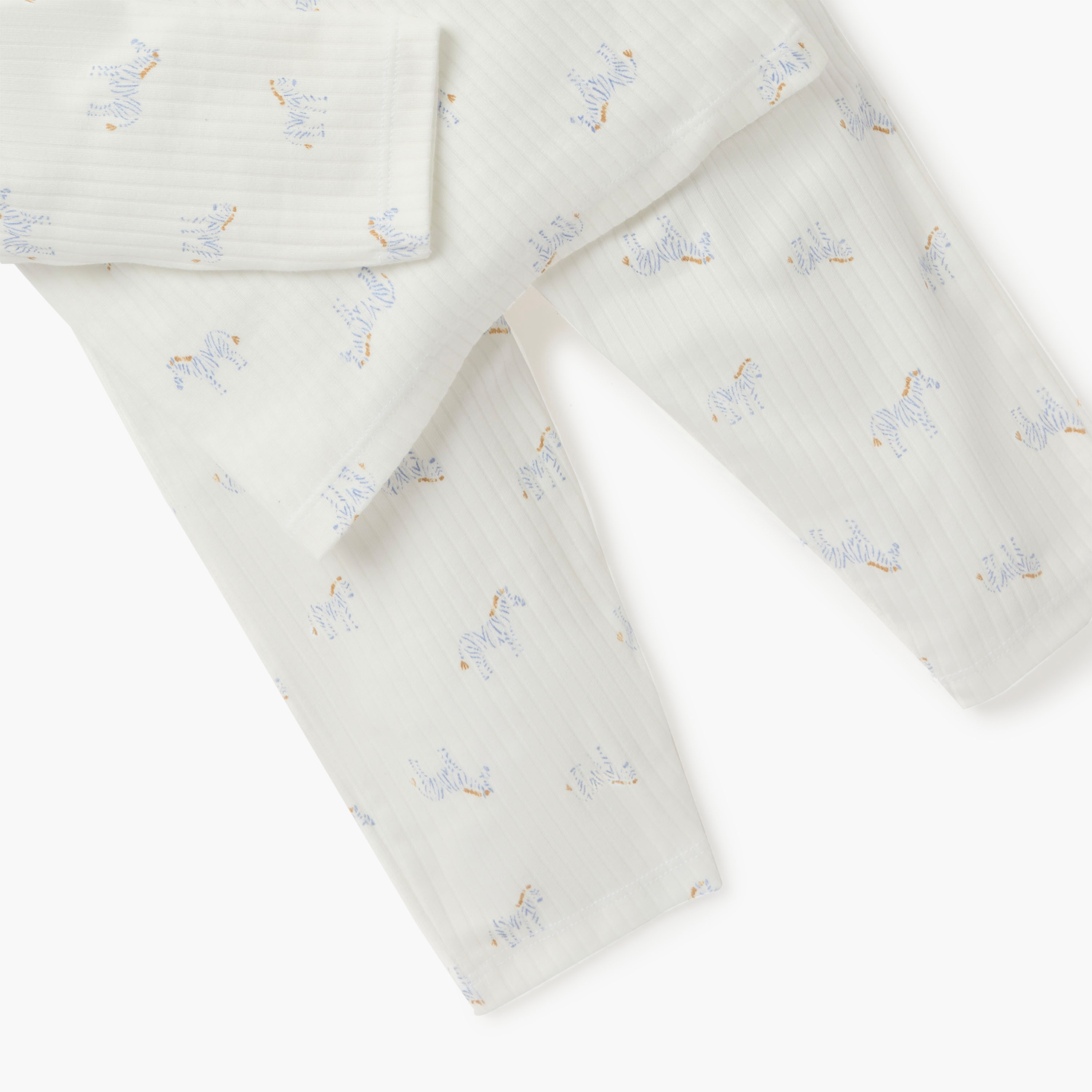 Juniors Bunny Print Long Sleeves T-shirt and Pyjama Set-baby-girls-clothing-nightwear-pyjamasets-image-5