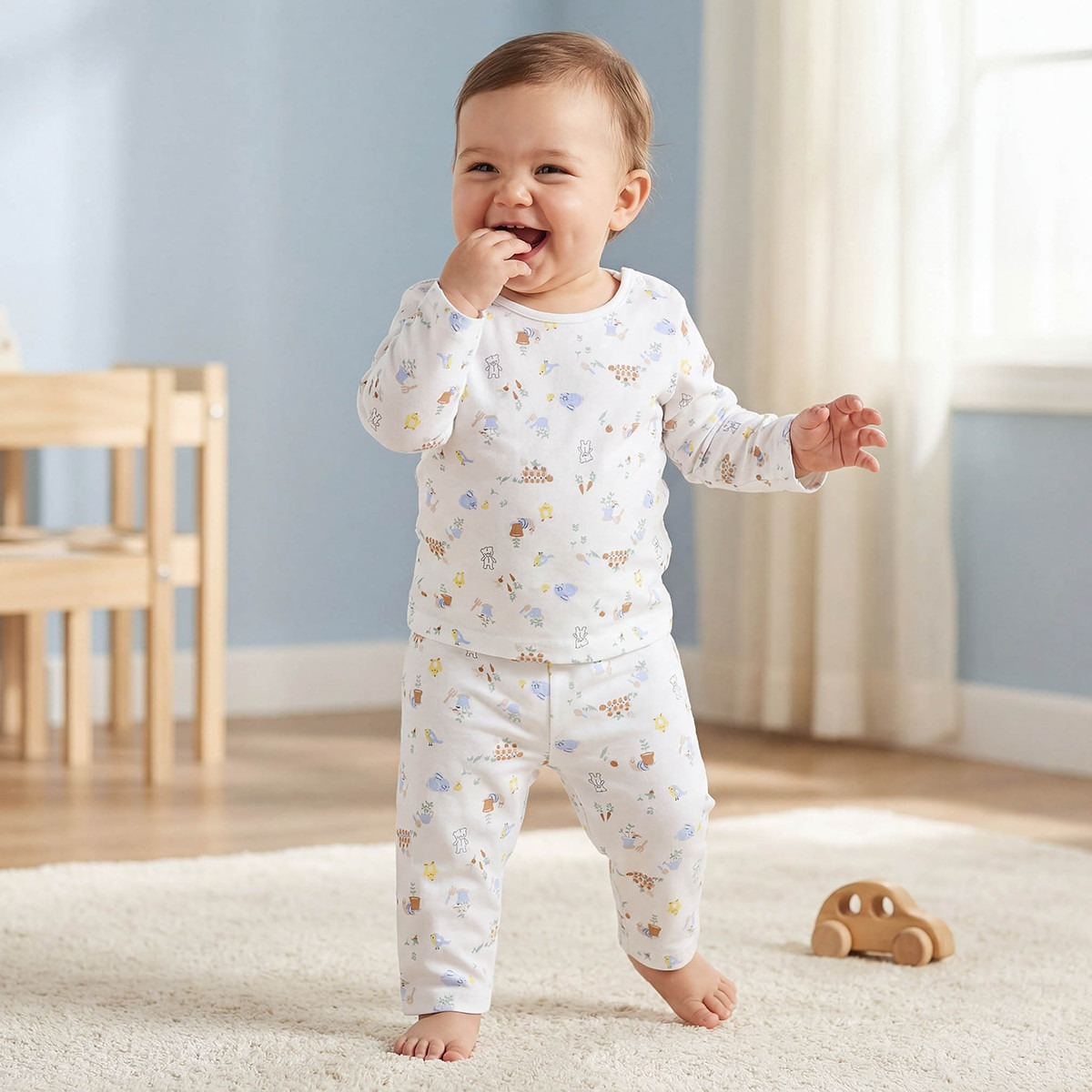 Juniors All-Over Print T-shirt and Pyjama Set-baby-boys-clothing-nightwear-pyjamasets-image-1
