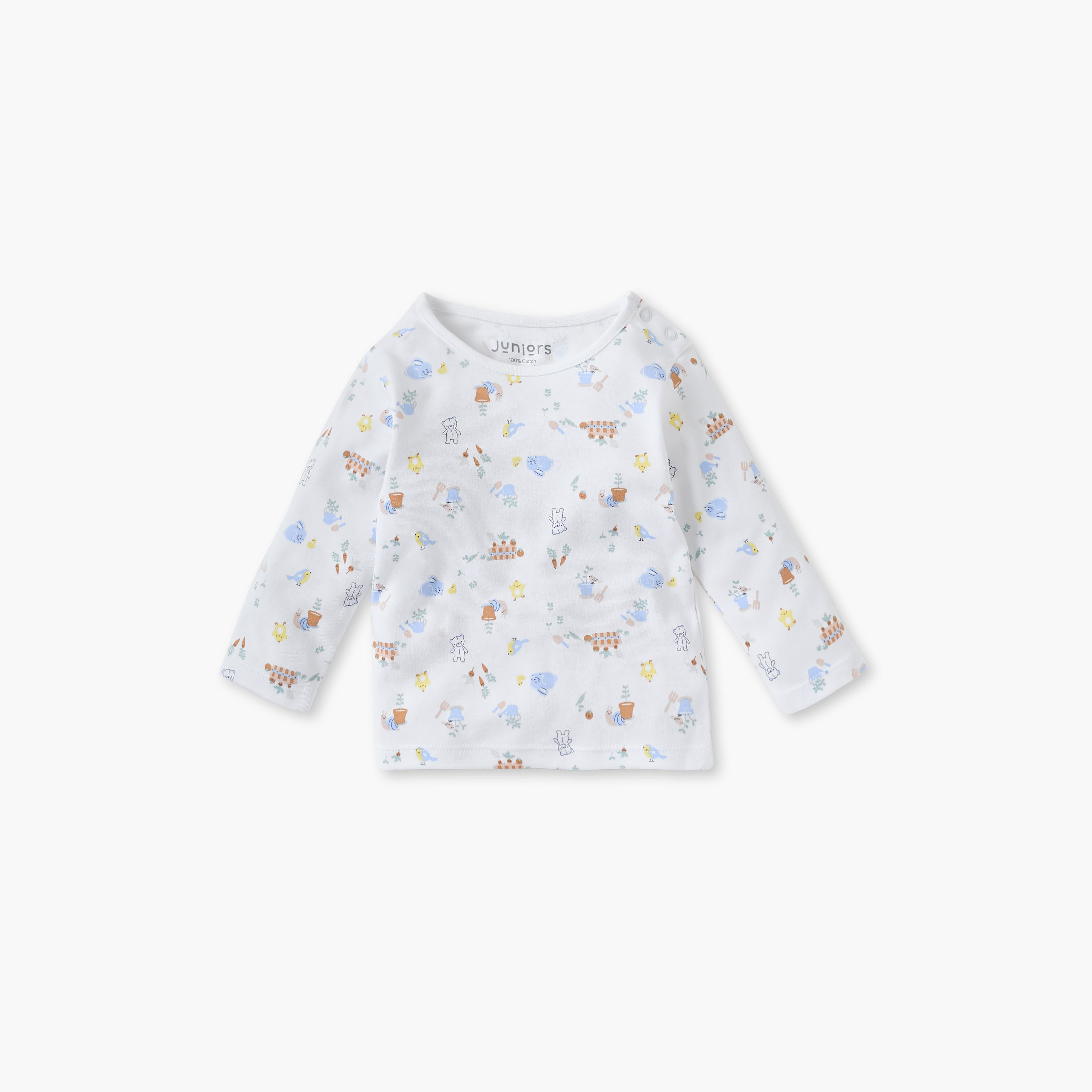 Juniors All-Over Print T-shirt and Pyjama Set-baby-boys-clothing-nightwear-pyjamasets-image-3