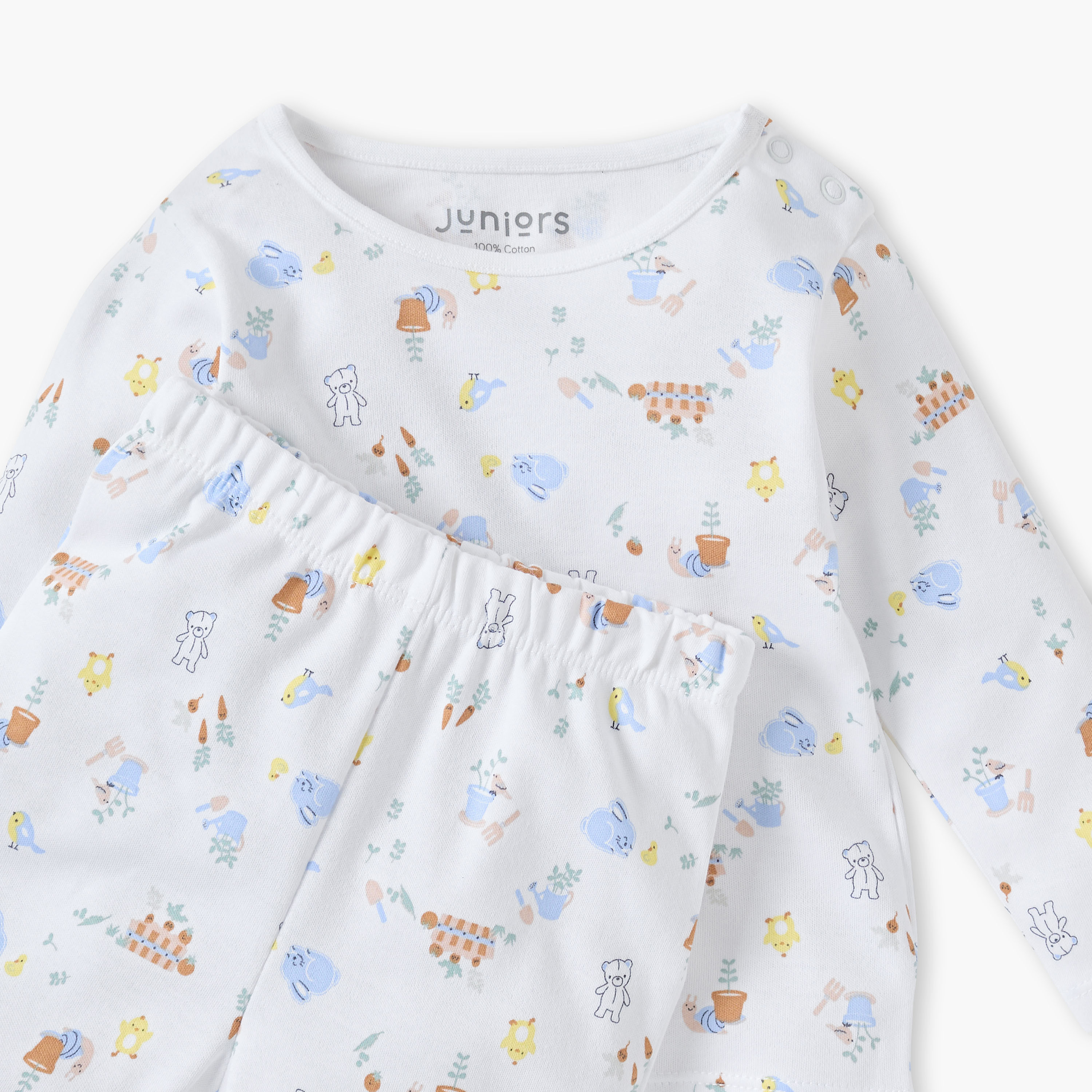 Juniors All-Over Print T-shirt and Pyjama Set-baby-boys-clothing-nightwear-pyjamasets-image-5