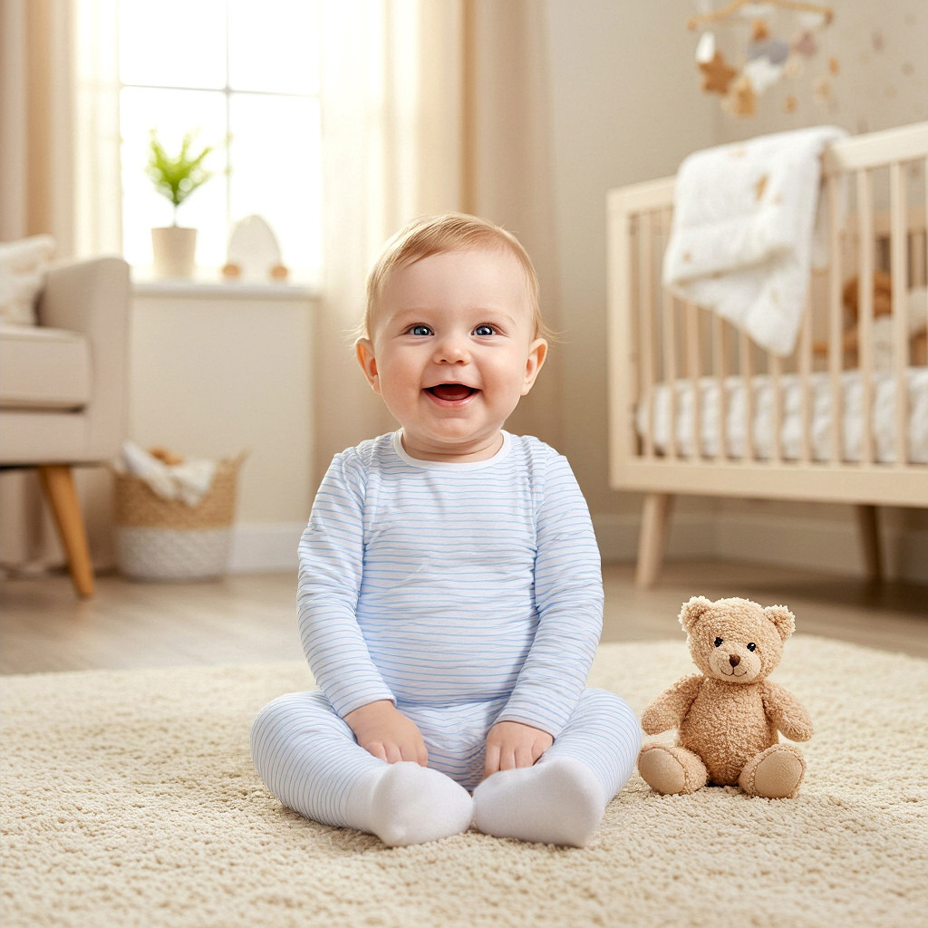 طقم بيجاما مع تيشيرت مخطط من جونيورز-baby-boys-clothing-nightwear-pyjamasets-image-7