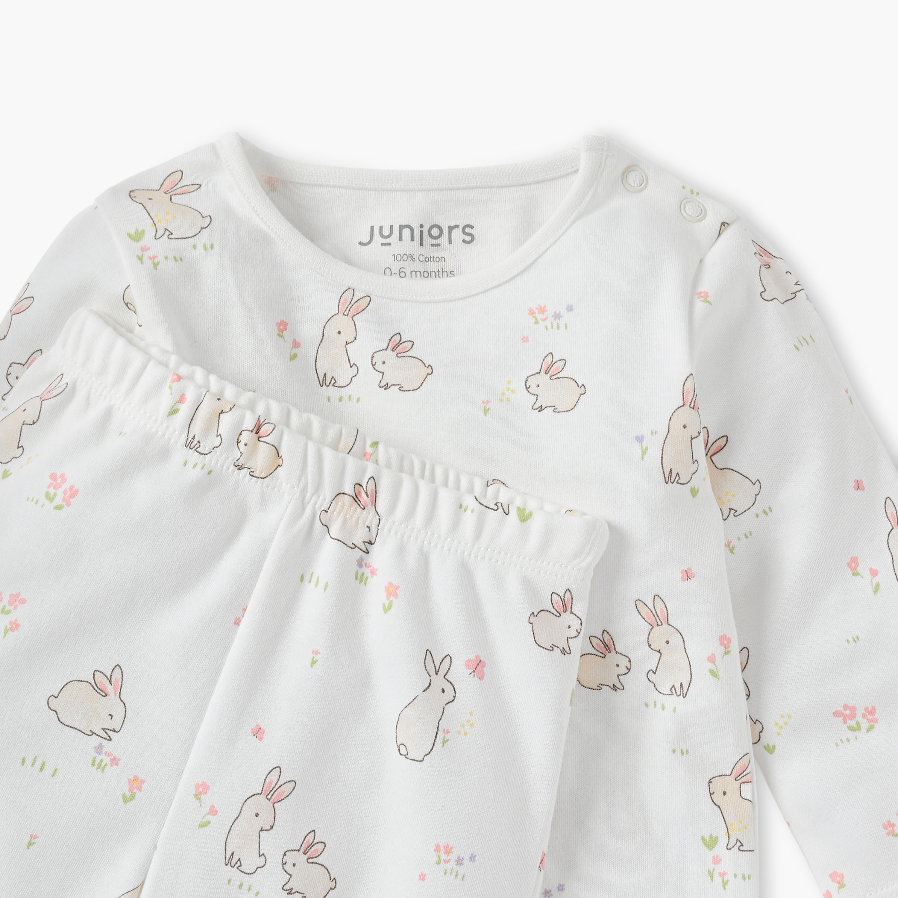 Juniors Pyjama Set with Safari Print - Cotton - Long Sleeves - Henley Neck-baby-boys-clothing-nightwear-pyjamasets-image-5