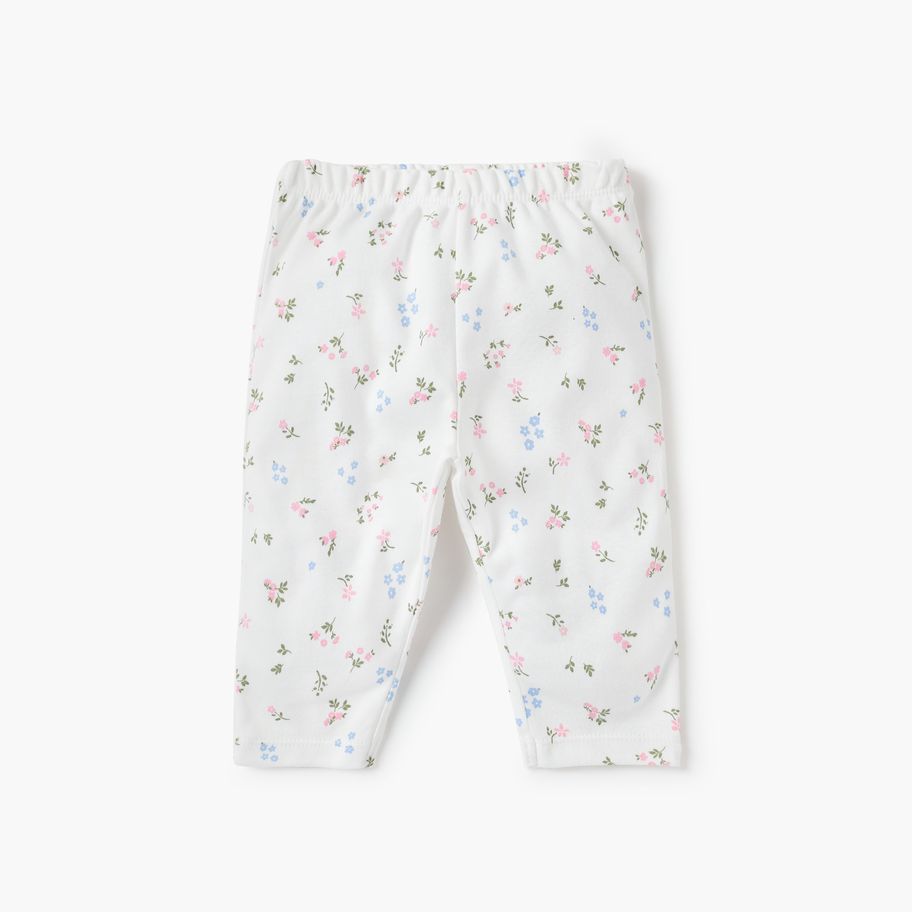 Juniors Floral Print T-shirt and Pyjama Set-baby-girls-clothing-nightwear-pyjamasets-image-3