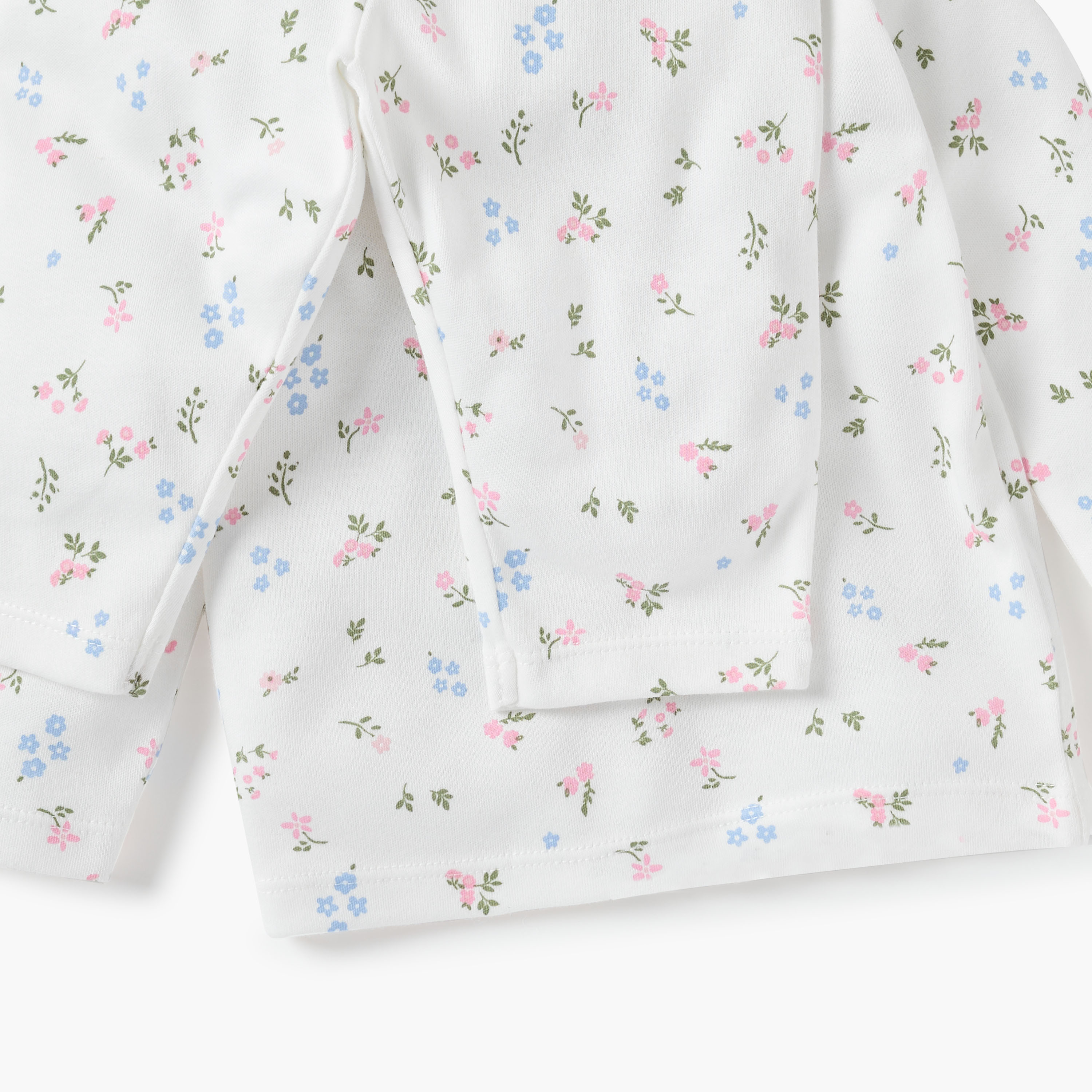 Juniors Floral Print T-shirt and Pyjama Set-baby-girls-clothing-nightwear-pyjamasets-image-5