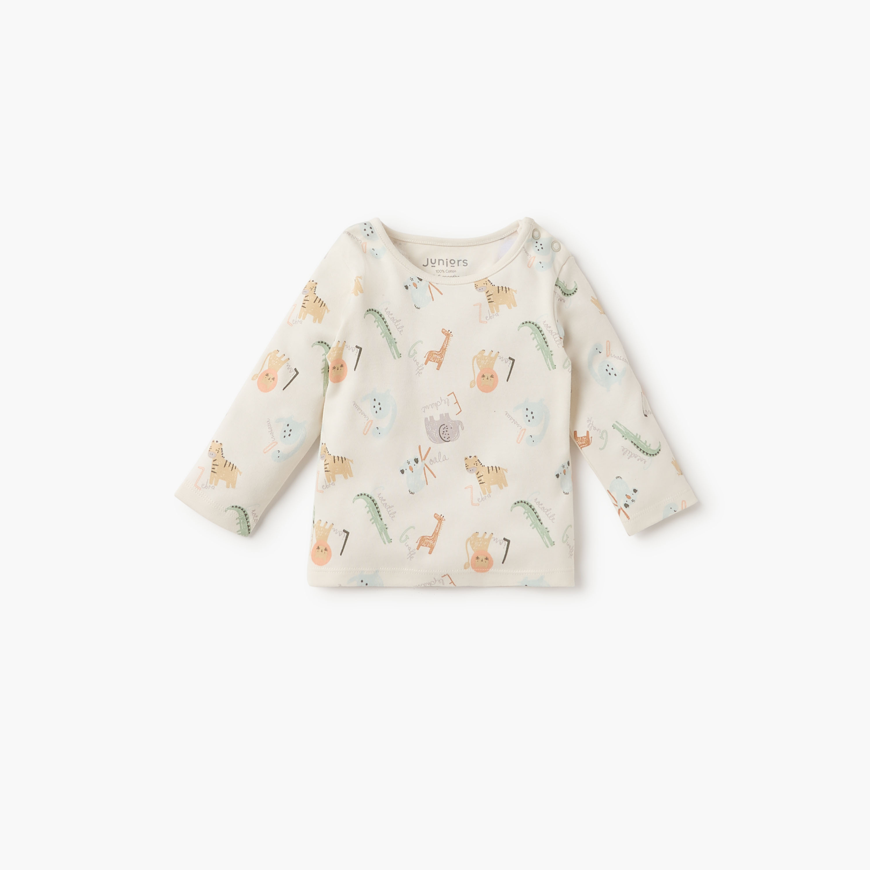 Juniors Printed T-shirt and Pyjama Set-baby-boys-clothing-nightwear-pyjamasets-image-2