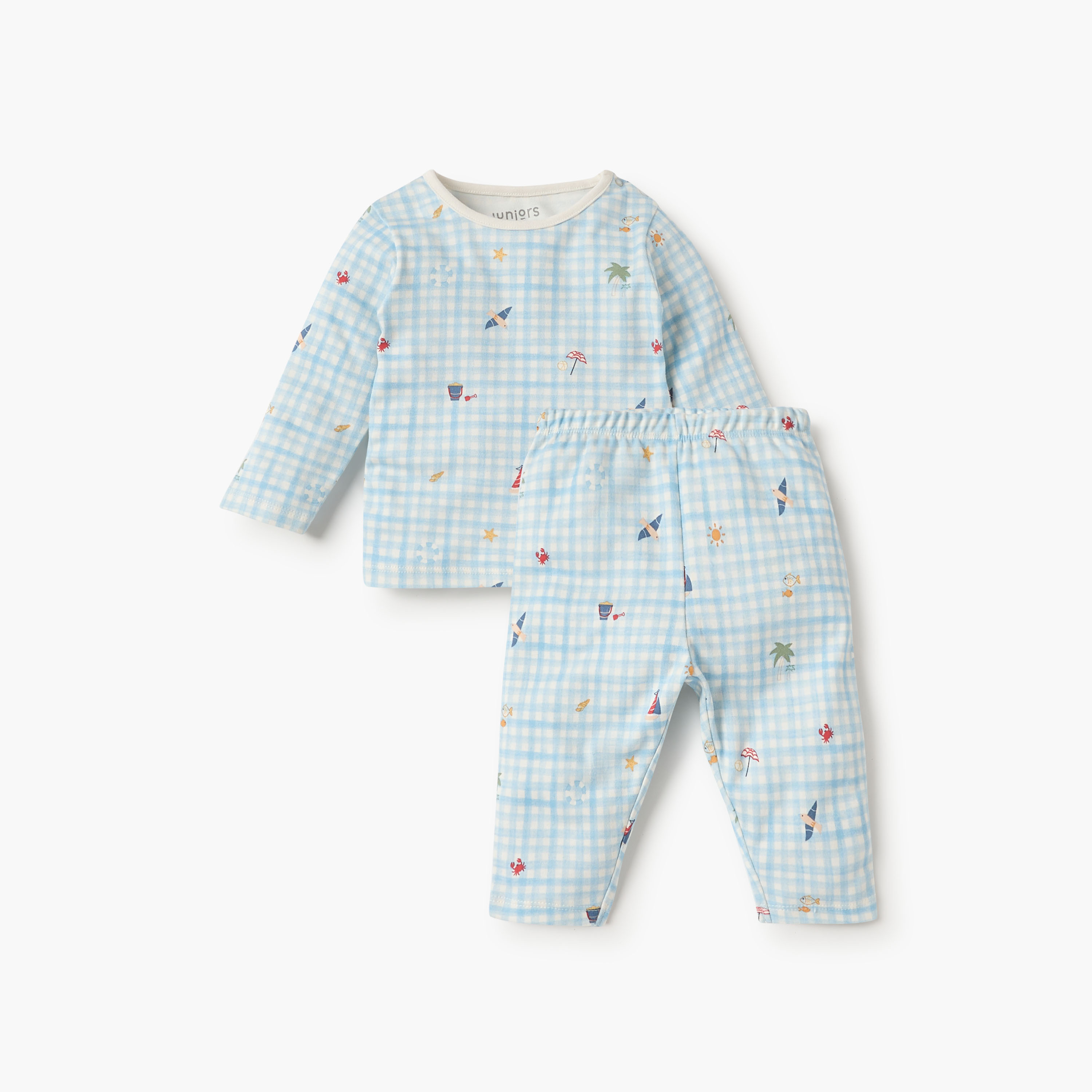 طقم بيجاما وتيشيرت بطبعات من جونيورز-baby-boys-clothing-nightwear-pyjamasets-image-5