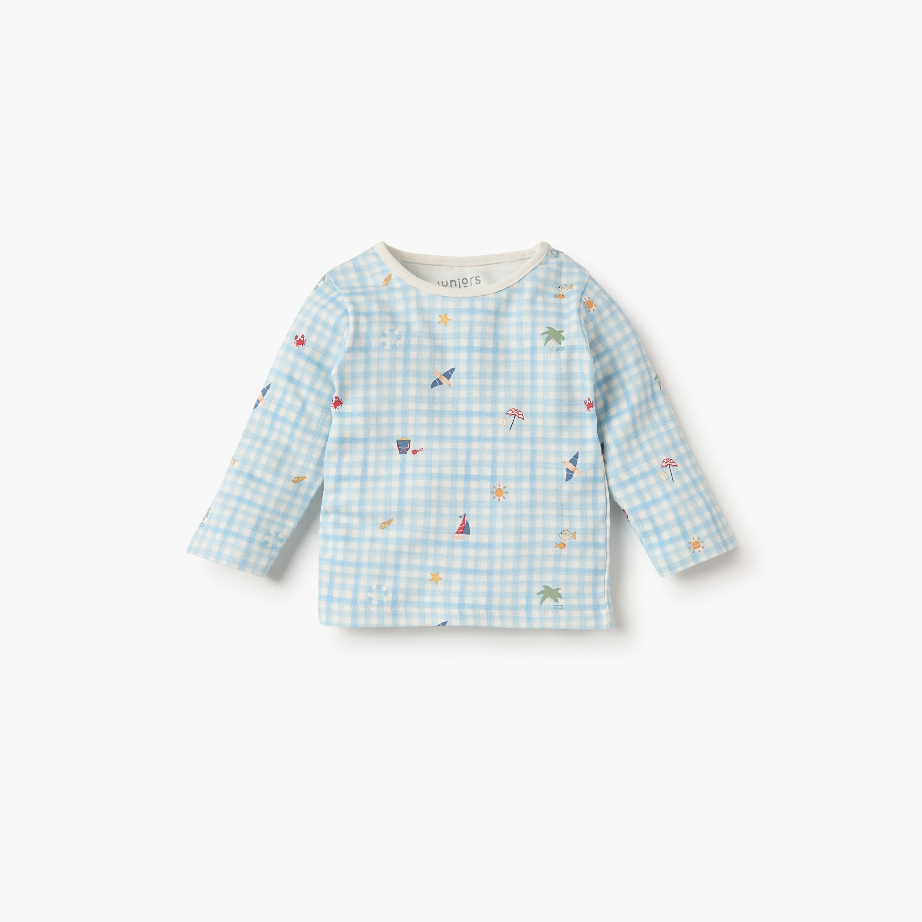 طقم بيجاما وتيشيرت بطبعات من جونيورز-baby-boys-clothing-nightwear-pyjamasets-image-4
