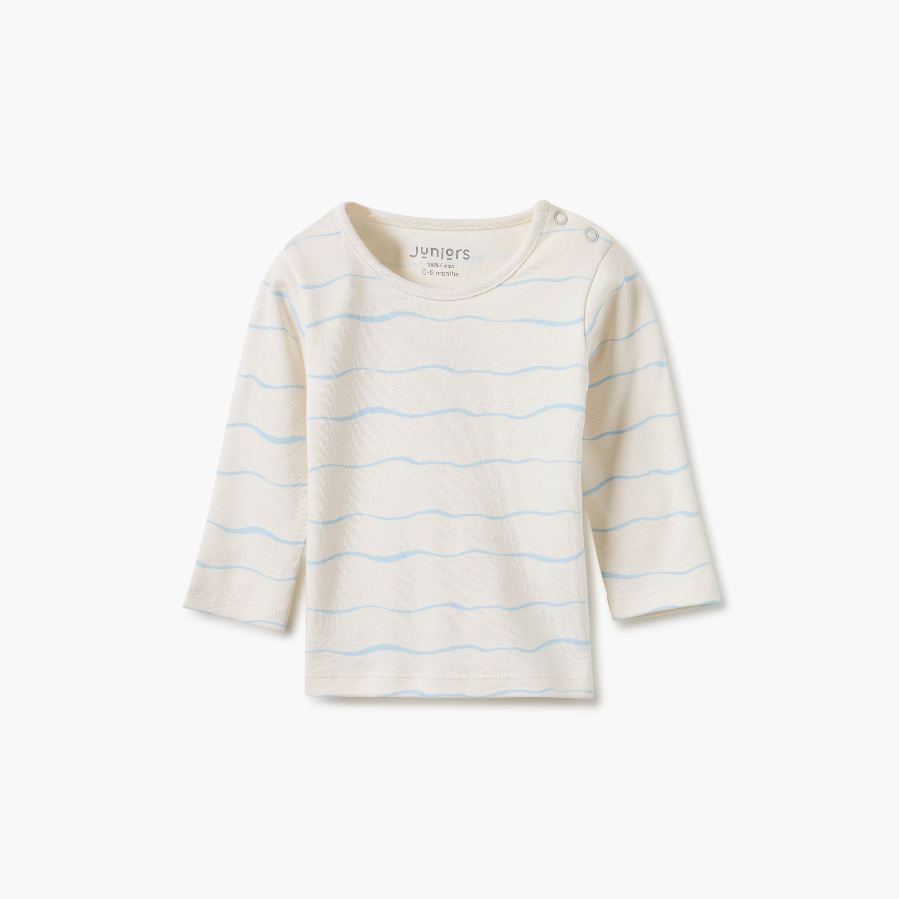 Juniors Striped T-shirt and Pyjama Set-baby-boys-clothing-nightwear-pyjamasets-image-3