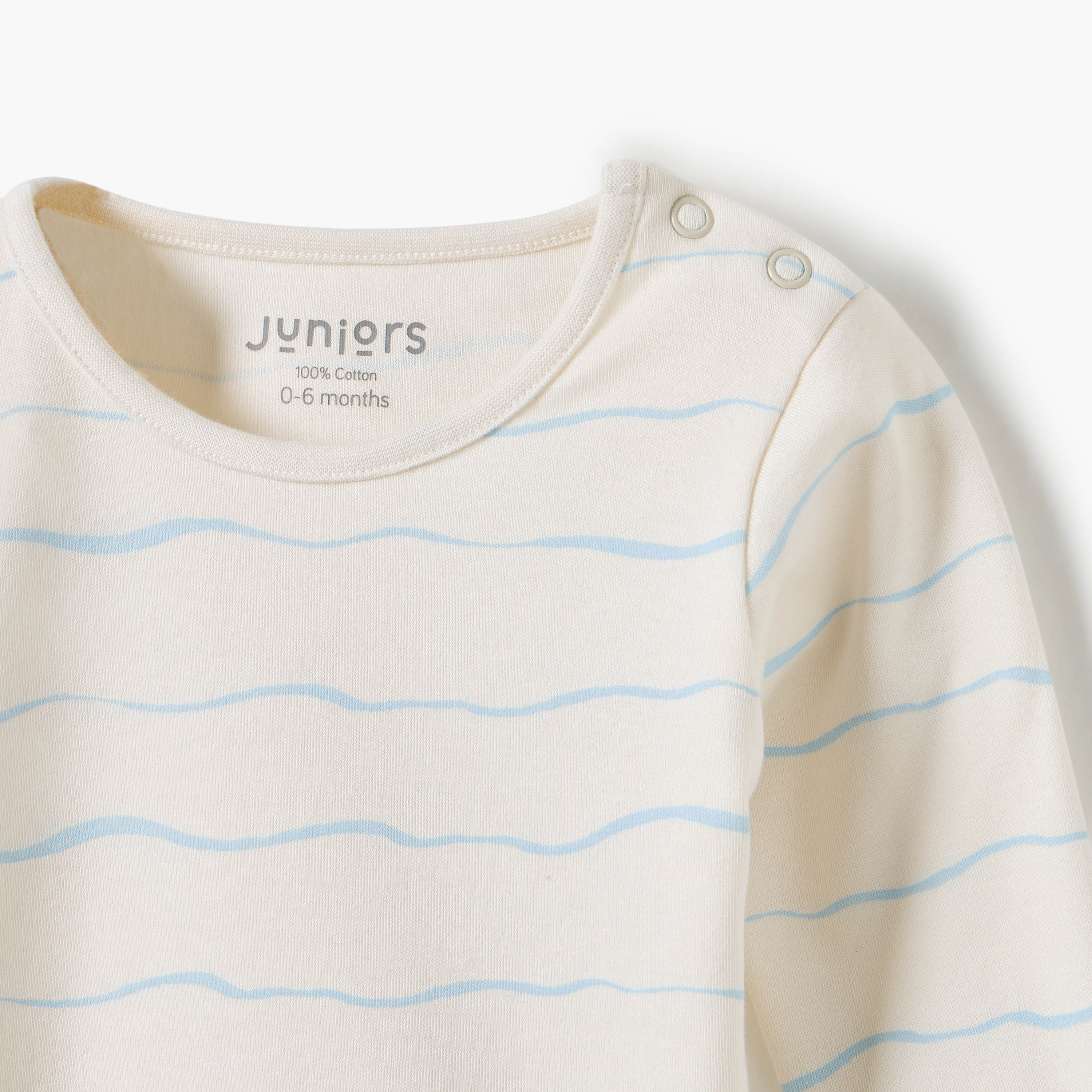 Juniors Striped T-shirt and Pyjama Set-baby-boys-clothing-nightwear-pyjamasets-image-5
