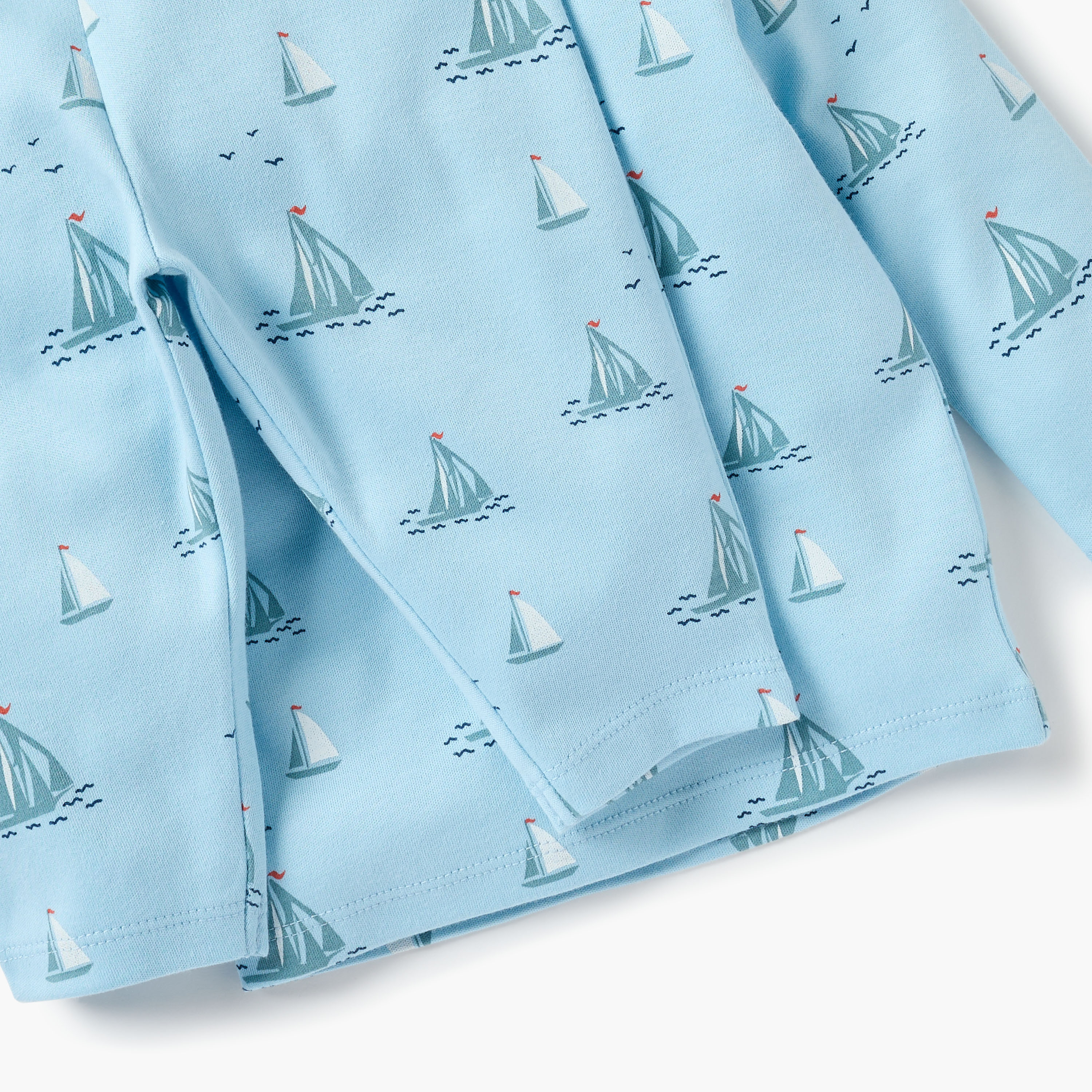 Juniors Nautical Print T-shirt and Pyjama Set-baby-boys-clothing-nightwear-pyjamasets-image-5