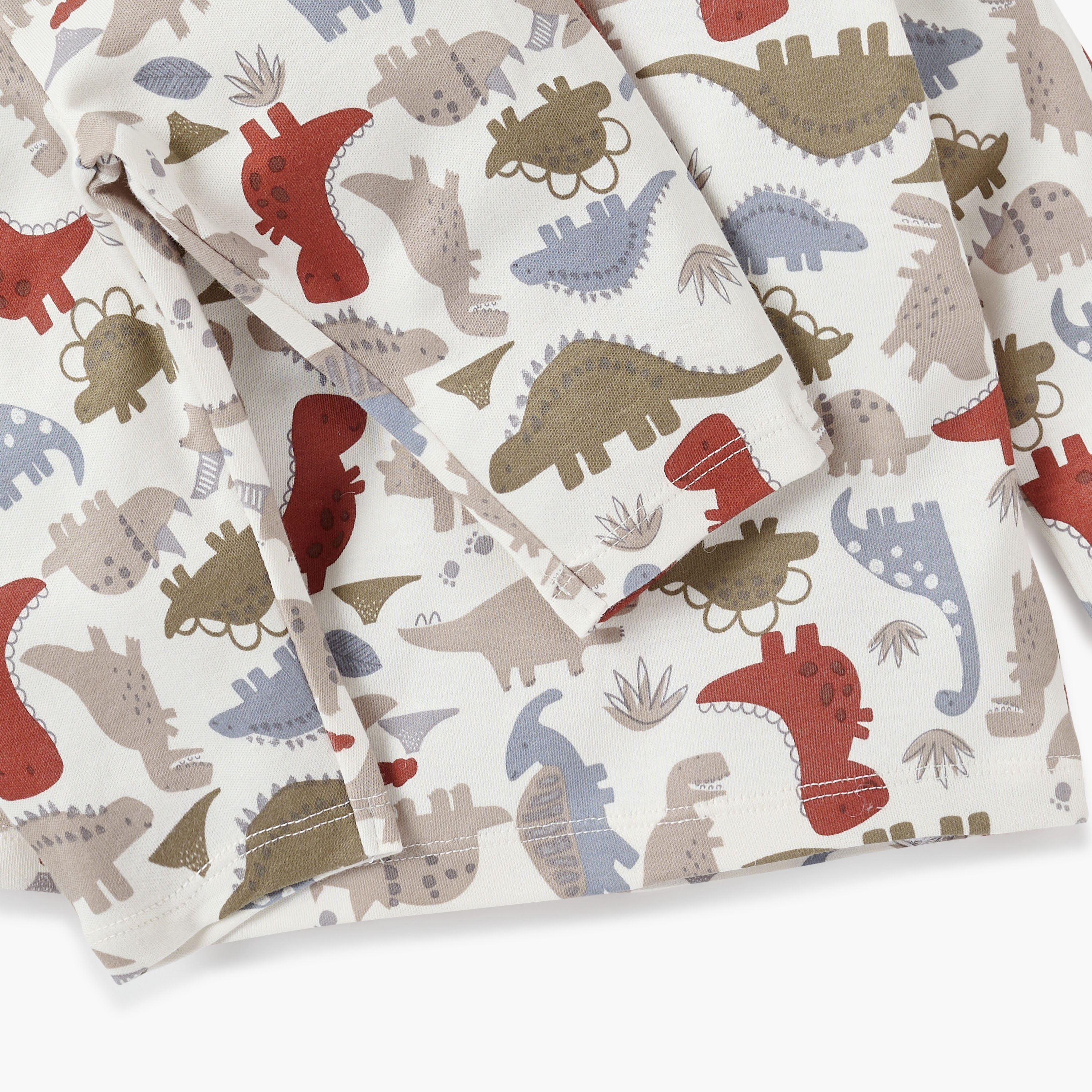 Juniors Dinosaur Print T-shirt and Pyjama Set-baby-boys-clothing-nightwear-pyjamasets-image-5