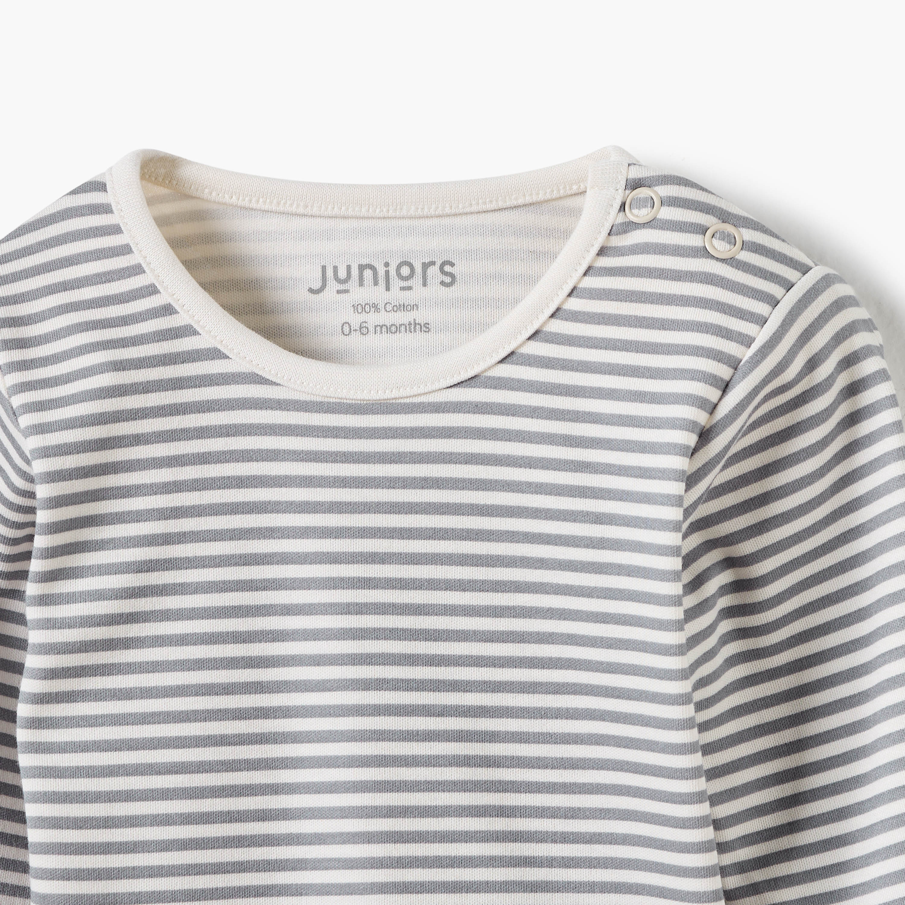 Juniors Striped T-shirt and Pyjama Set-baby-boys-clothing-nightwear-pyjamasets-image-5