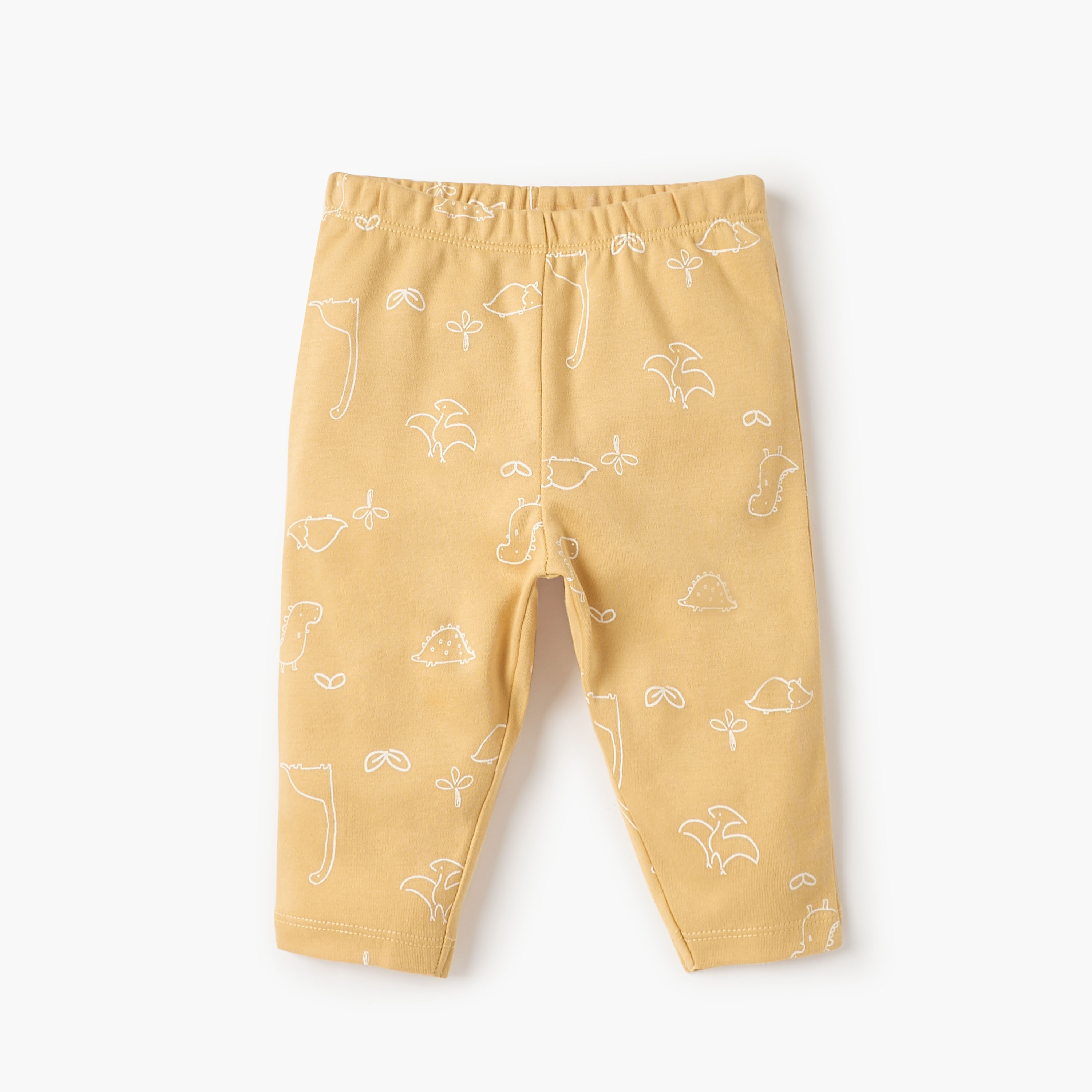 Juniors Dinosaur Print T-shirt and Pyjama Set-baby-boys-clothing-nightwear-pyjamasets-image-3