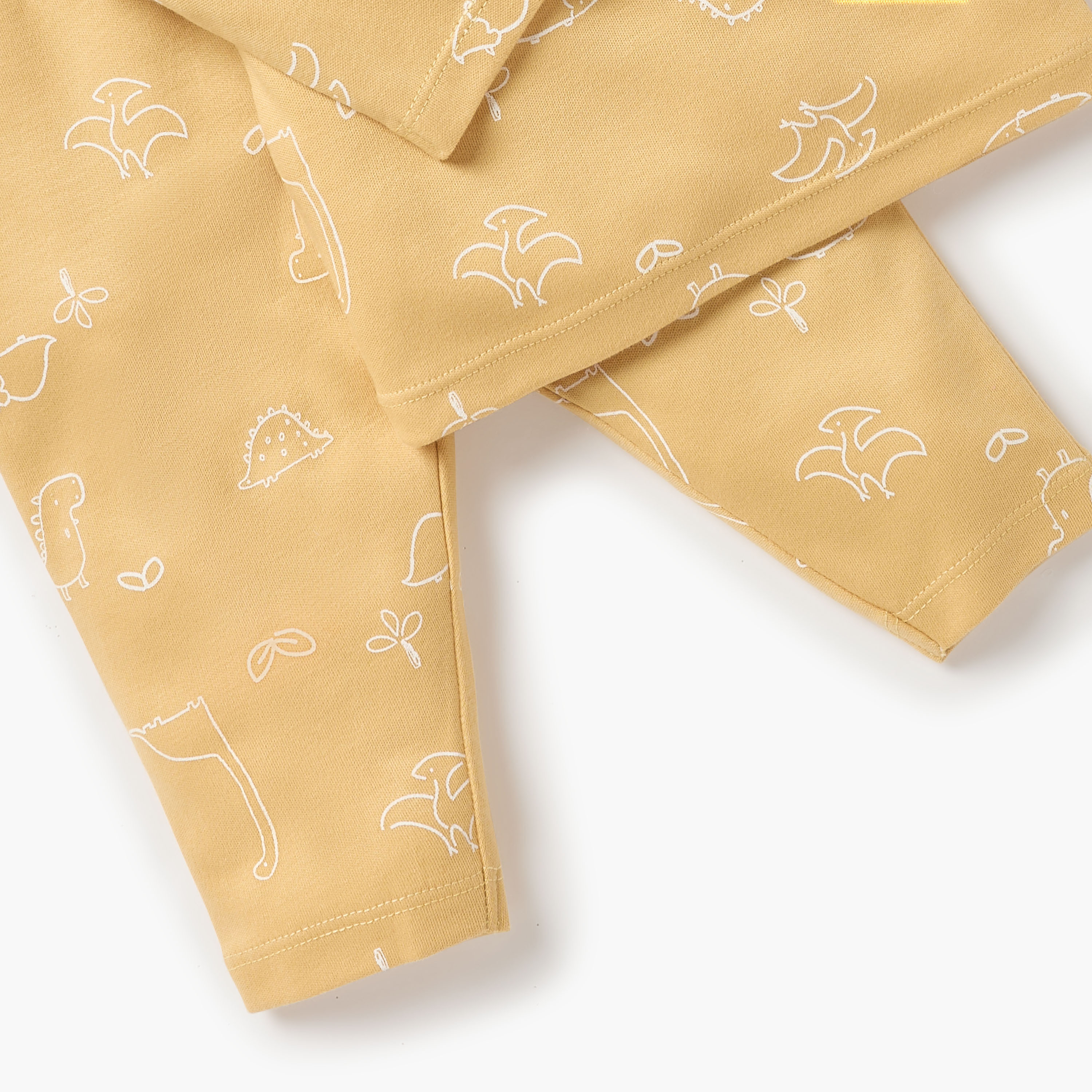 Juniors Dinosaur Print T-shirt and Pyjama Set-baby-boys-clothing-nightwear-pyjamasets-image-5