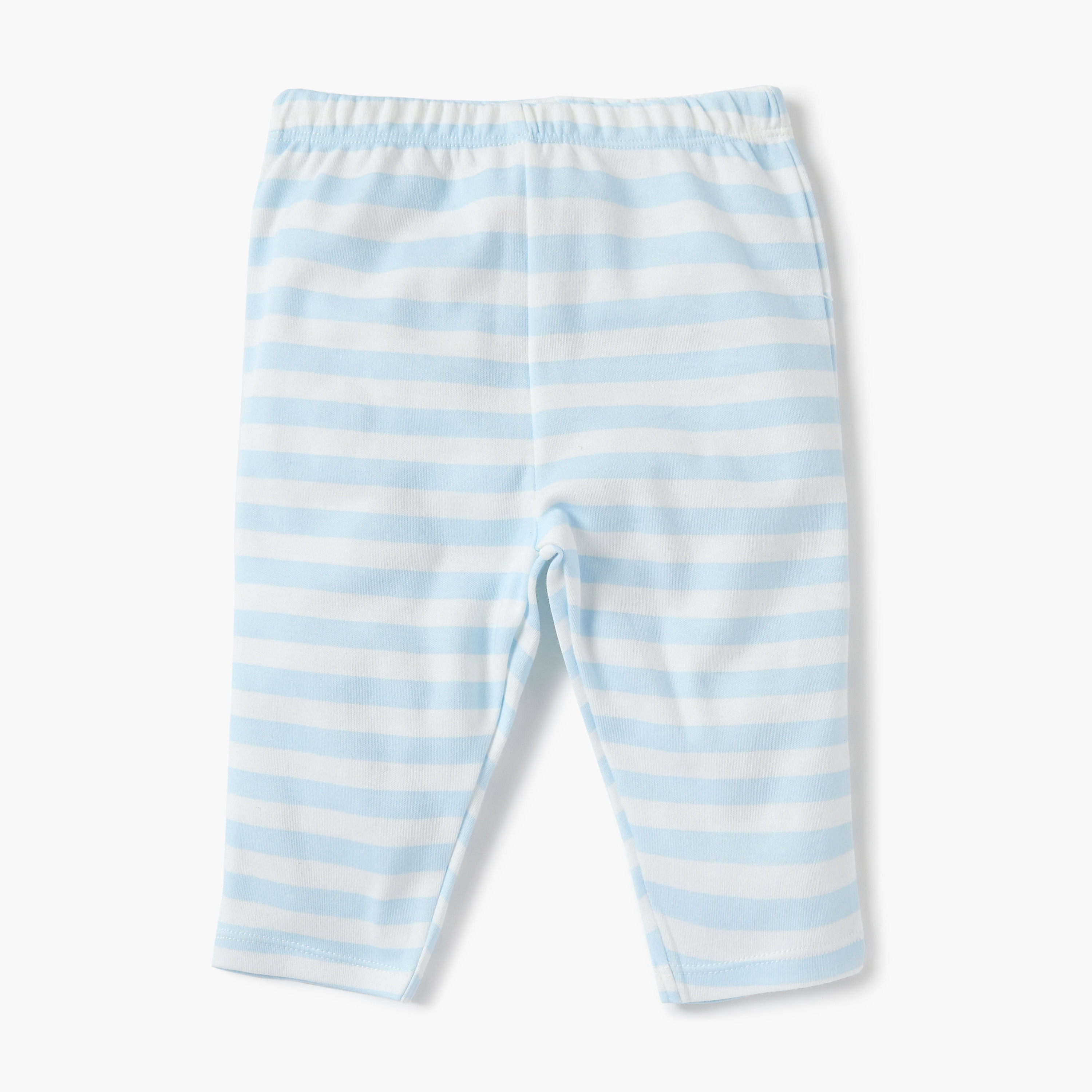 Juniors Striped T-shirt and Pyjama Set-baby-boys-clothing-nightwear-pyjamasets-image-4