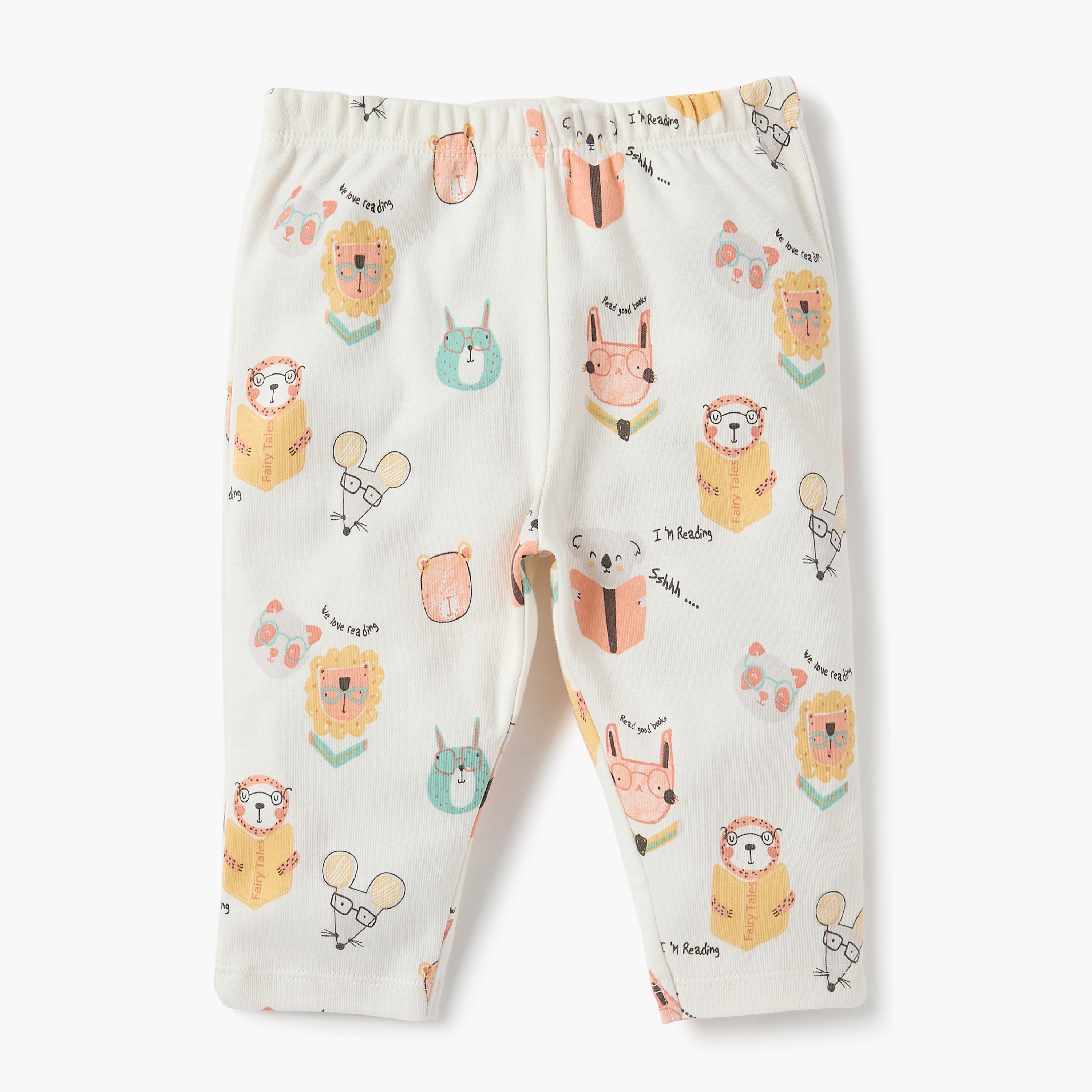 Juniors All-Over Animal Print T-shirt and Pyjama Set-baby-boys-clothing-nightwear-pyjamasets-image-3