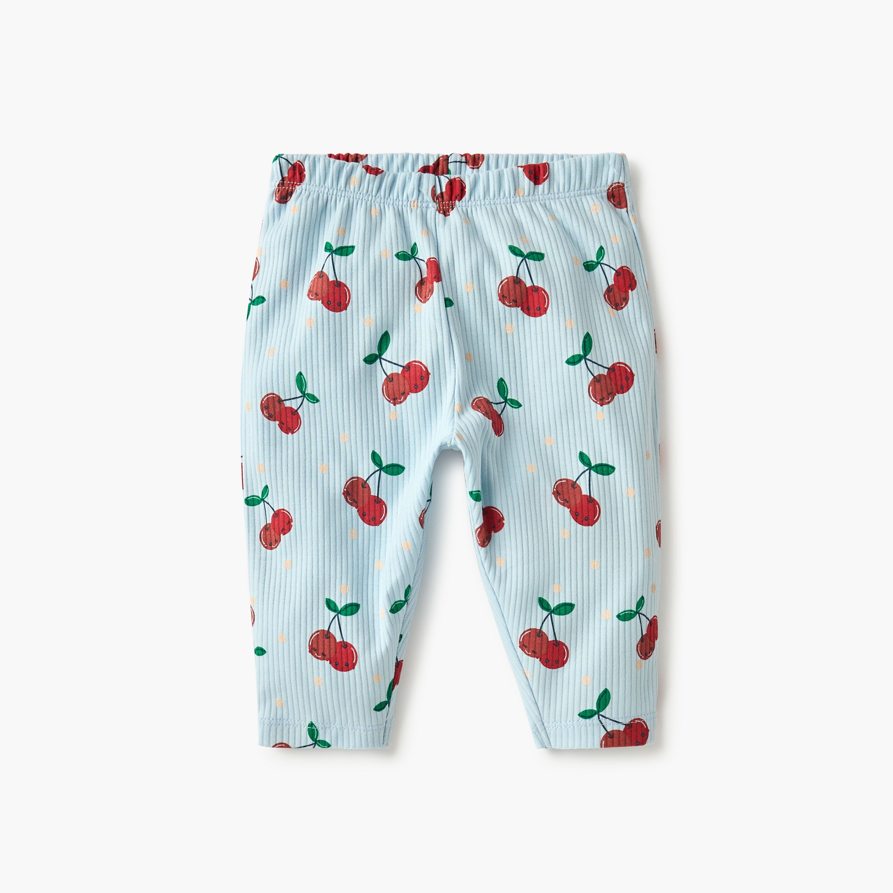 طقم تيشيرت وبنطلون بيجاما بطبعات كرز من جونيورز-baby-girls-clothing-nightwear-pyjamasets-image-3