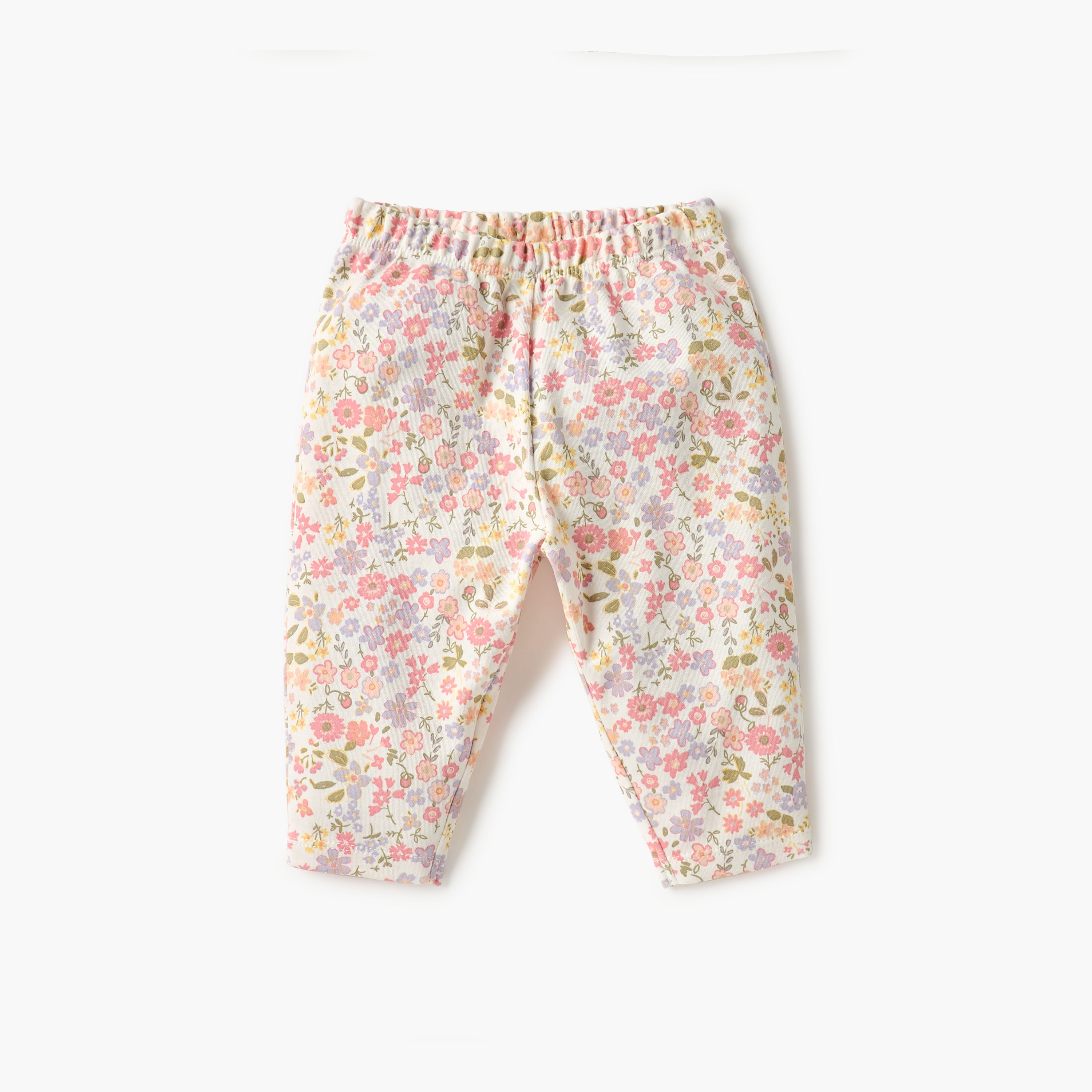 Juniors Floral Print T-shirt and Pyjama Set-baby-girls-clothing-nightwear-pyjamasets-image-3