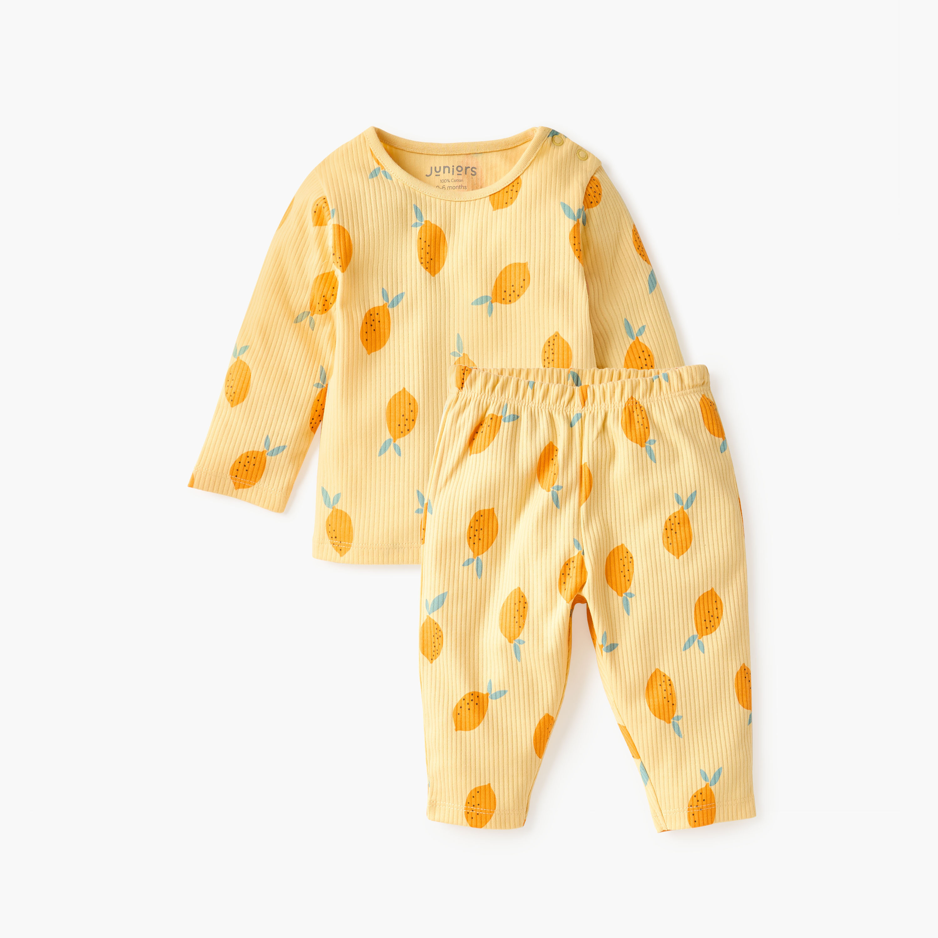 طقم بنطلون بيجاما وتيشيرت بطبعات من جونيورز-baby-boys-clothing-nightwear-pyjamasets-image-1